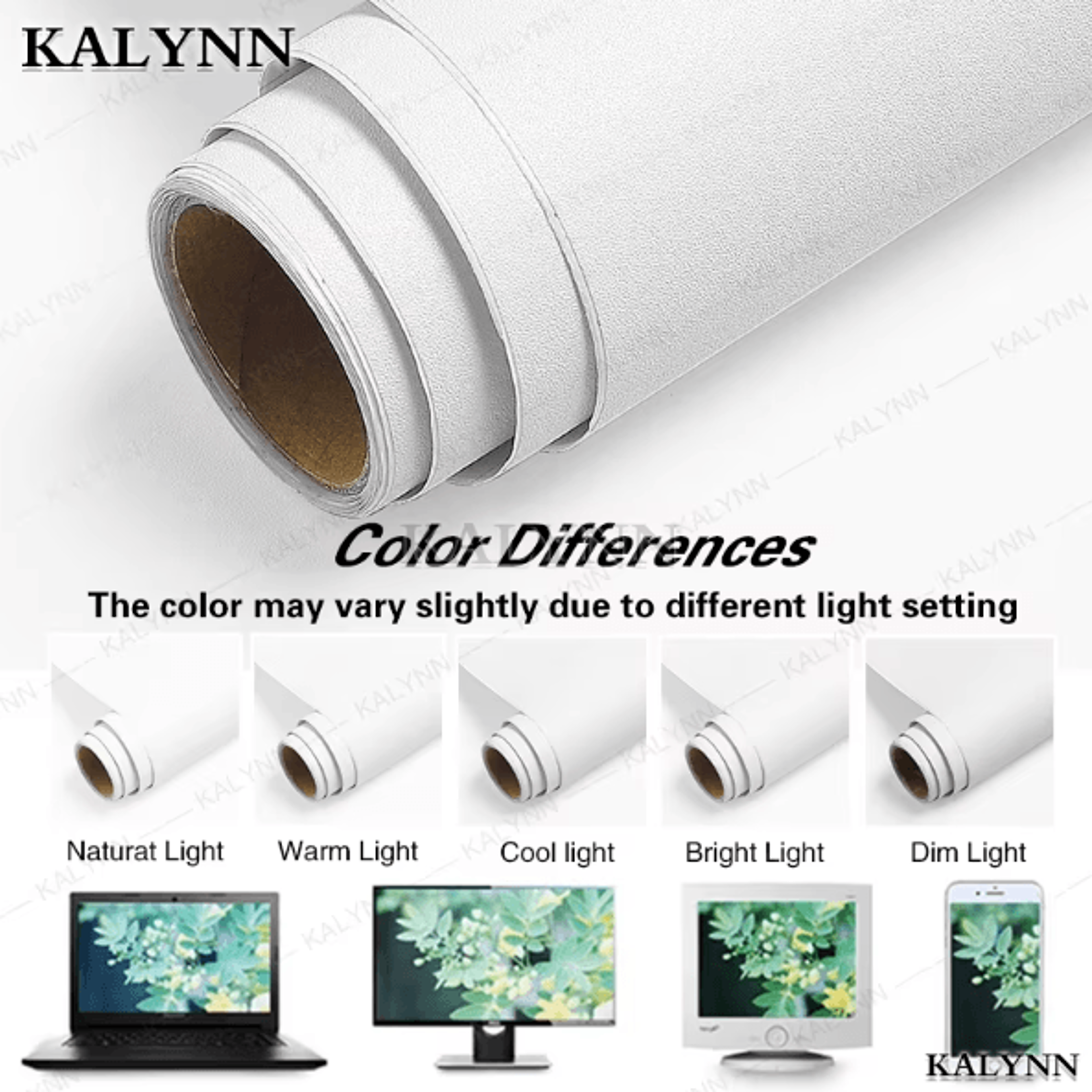 white matte self adhesive wallpaper vinyl contact paper peel and stick for walls furniture home decor