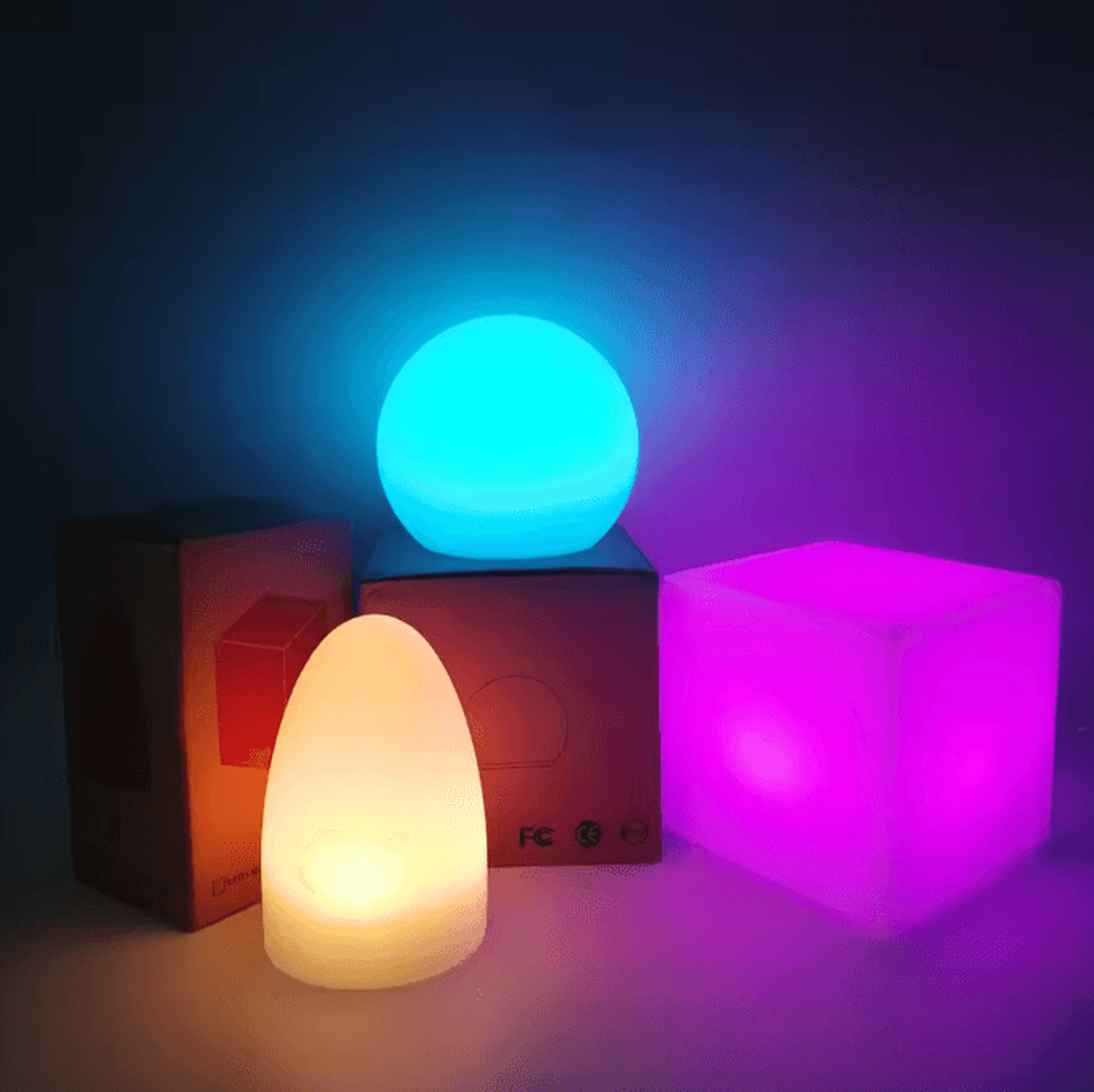 led atmosphere lamp with remote control – rgb outdoor ambient light for garden, bar & coffee shop decor