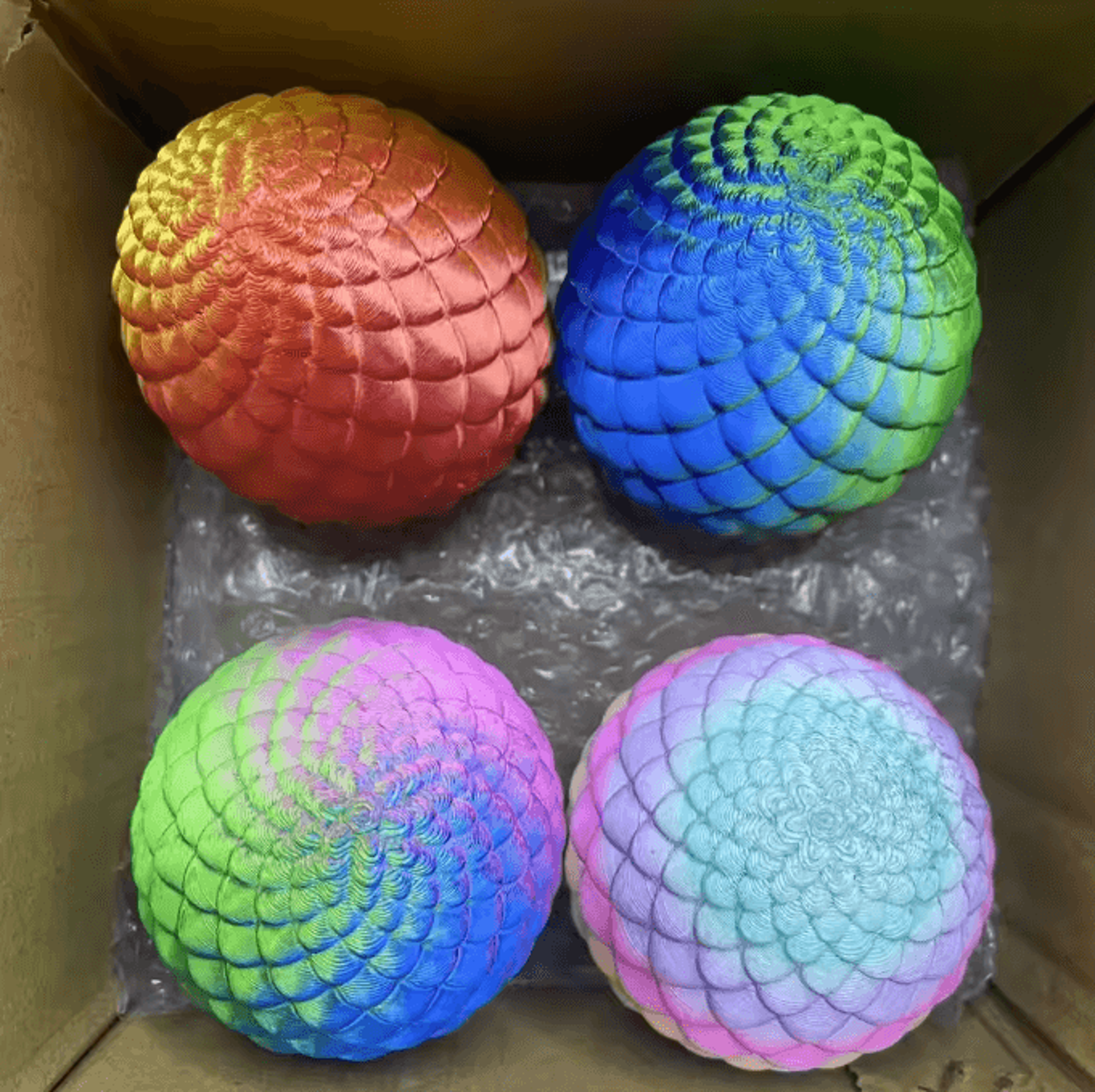 flexicharm 3d printed articulated sloth & koala surprise egg figurines movable animal decor gift