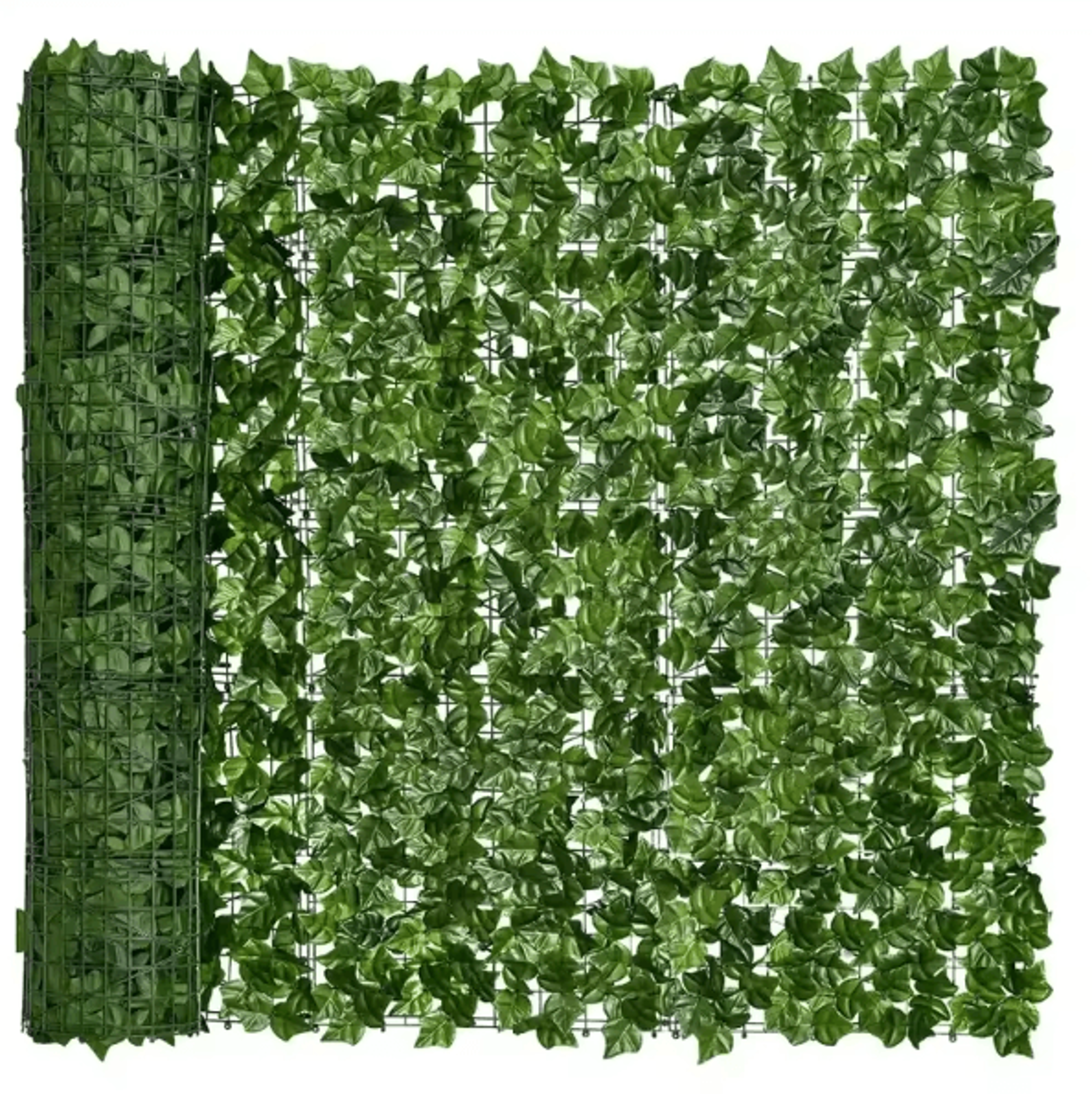 artificial ivy fence wall panel – faux greenery privacy screen for garden & balcony decor