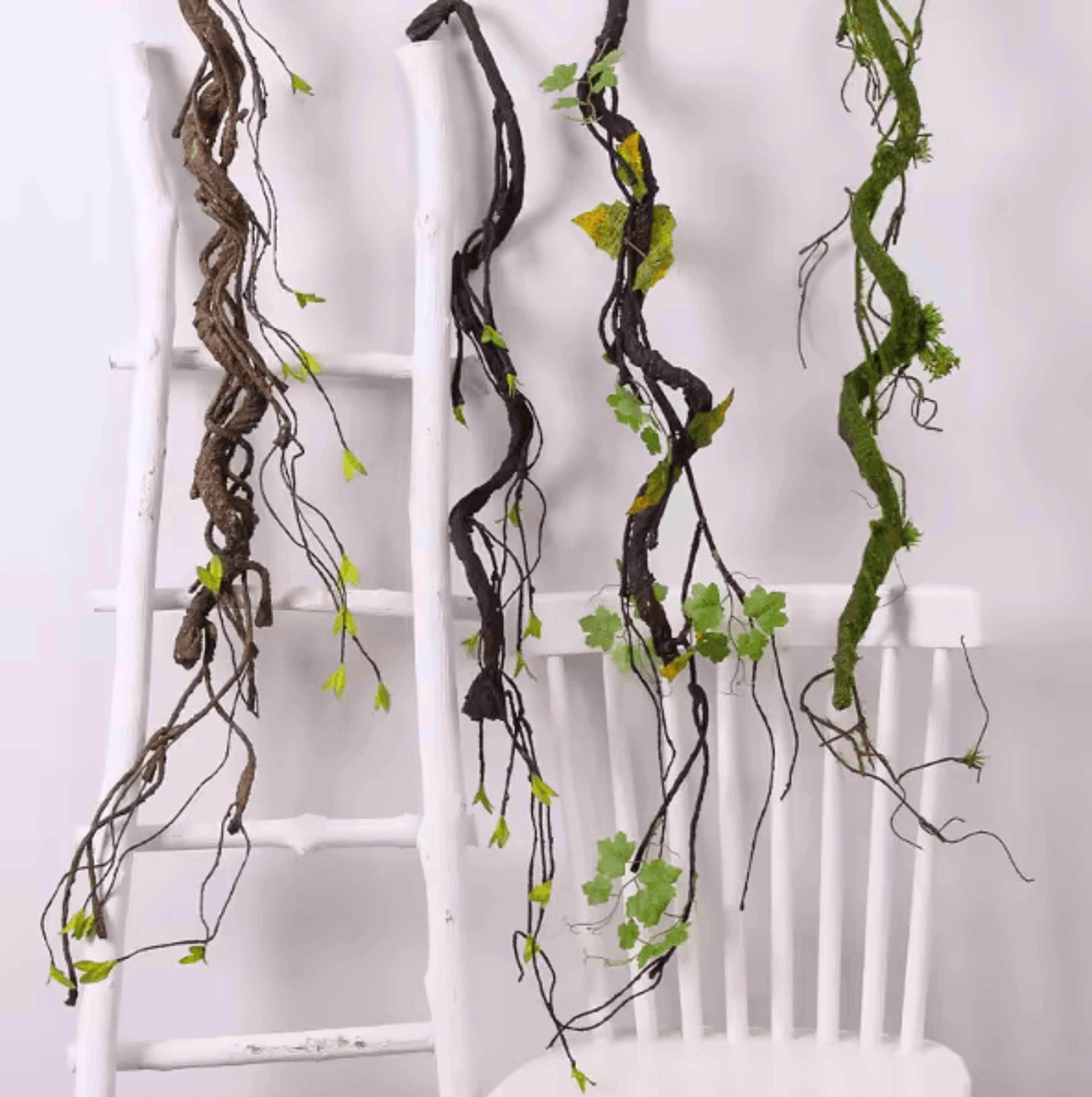 artificial rattan vine branches – hanging rustic wall decor for weddings & home styling