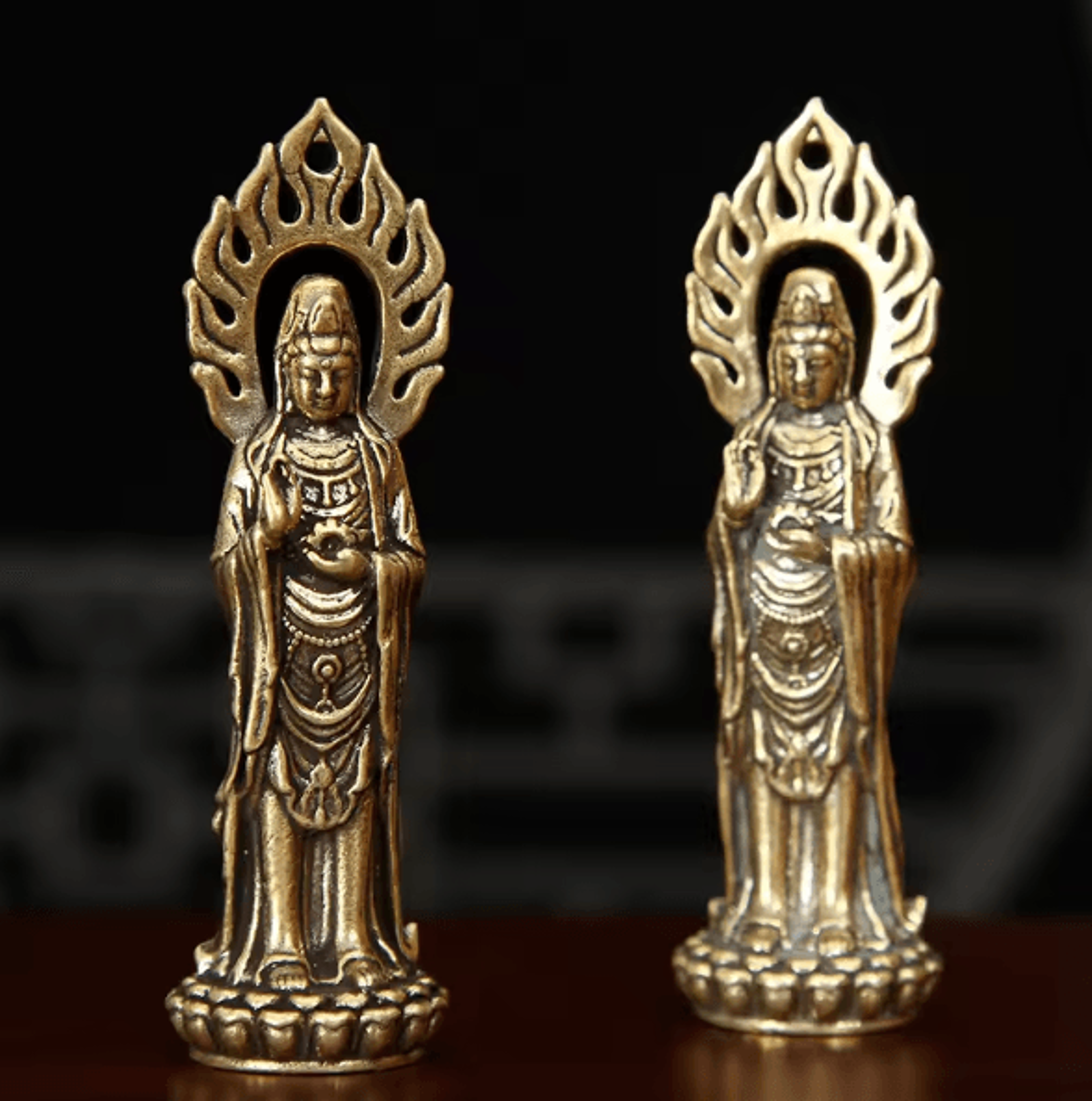 elegant buddha guanyin statue for buddhist home and desktop decoration