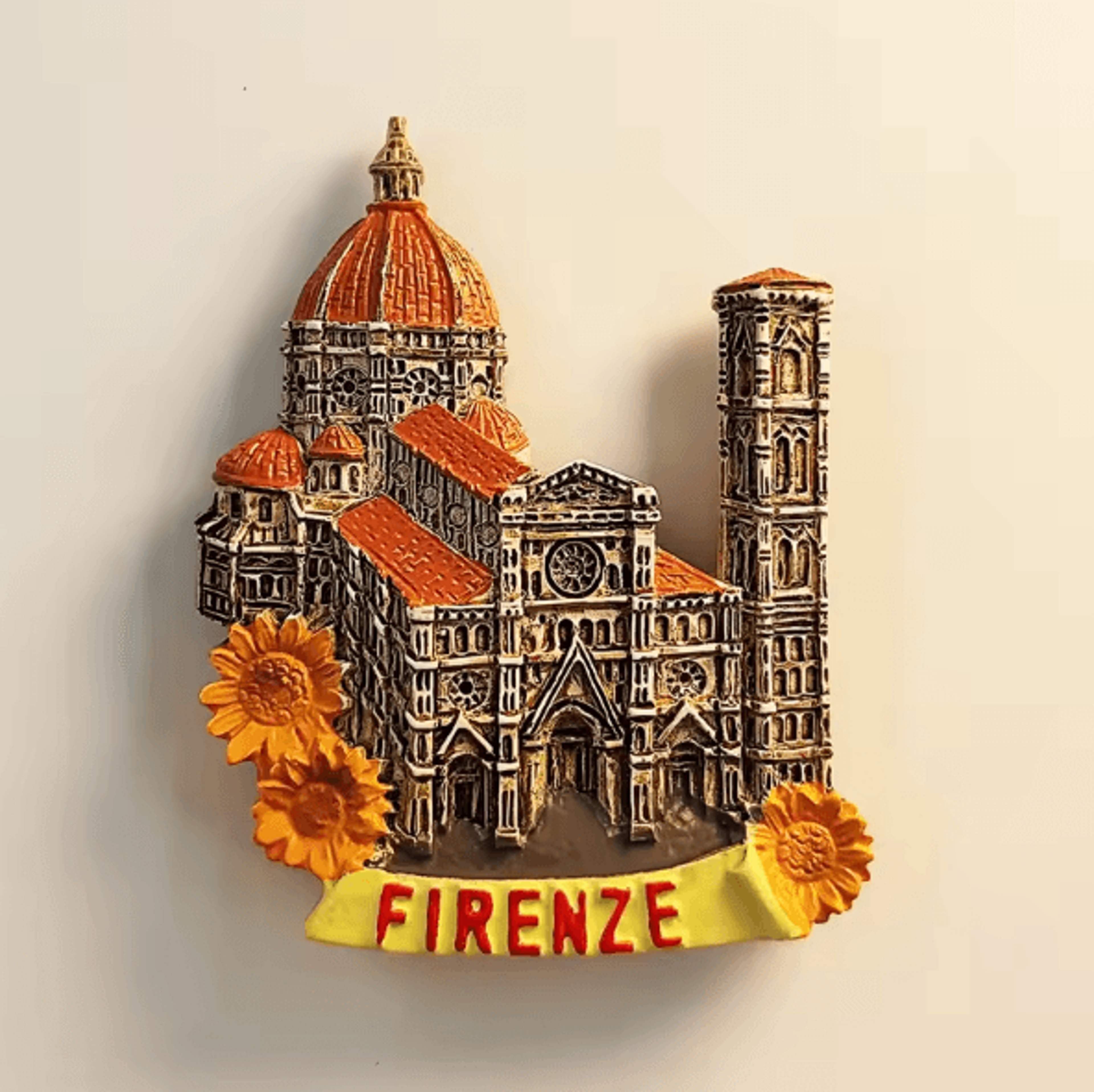 florence cathedral 3d resin refrigerator magnet italian travel souvenir decor