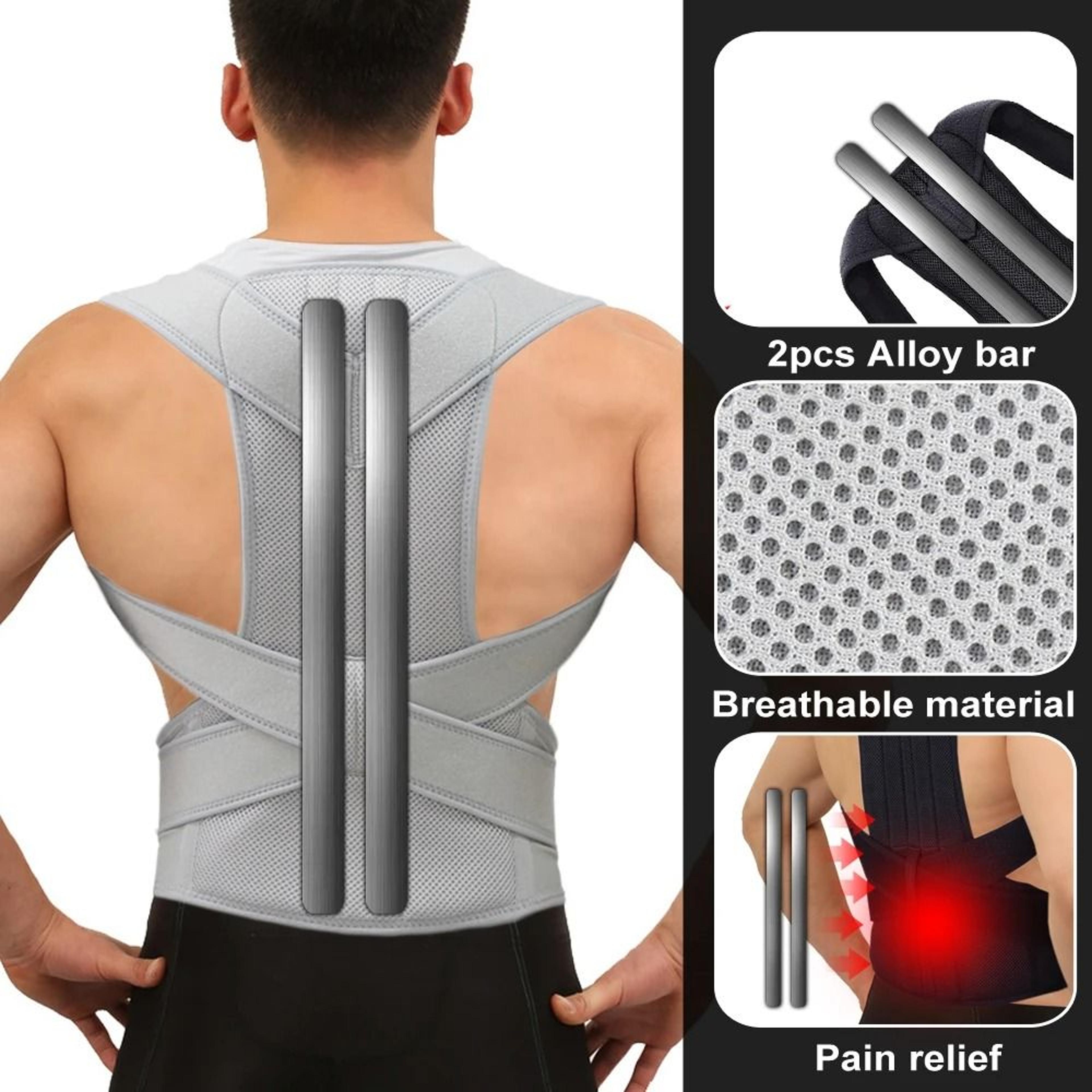 adjustable posture support back brace