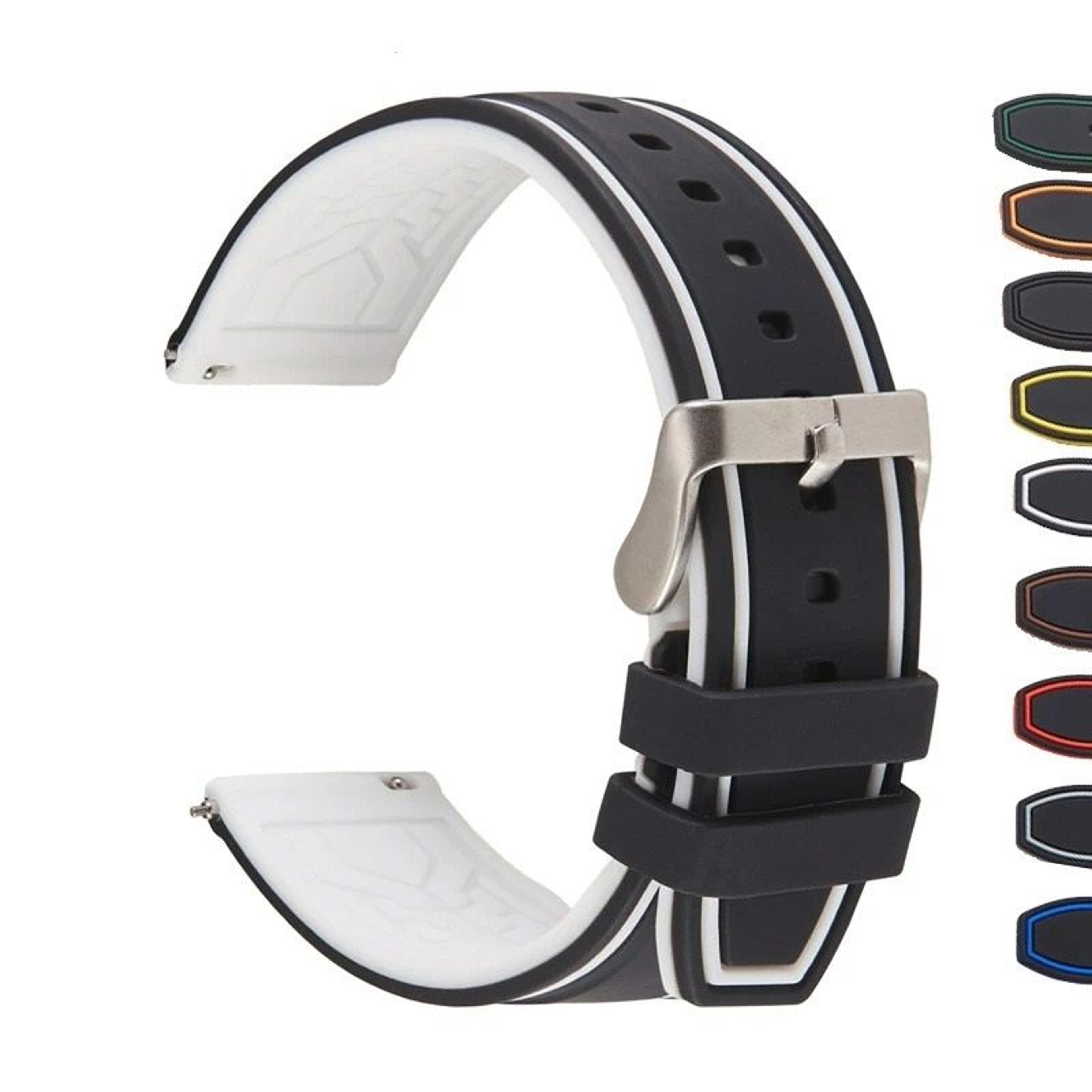 premium silicone quick release watch band