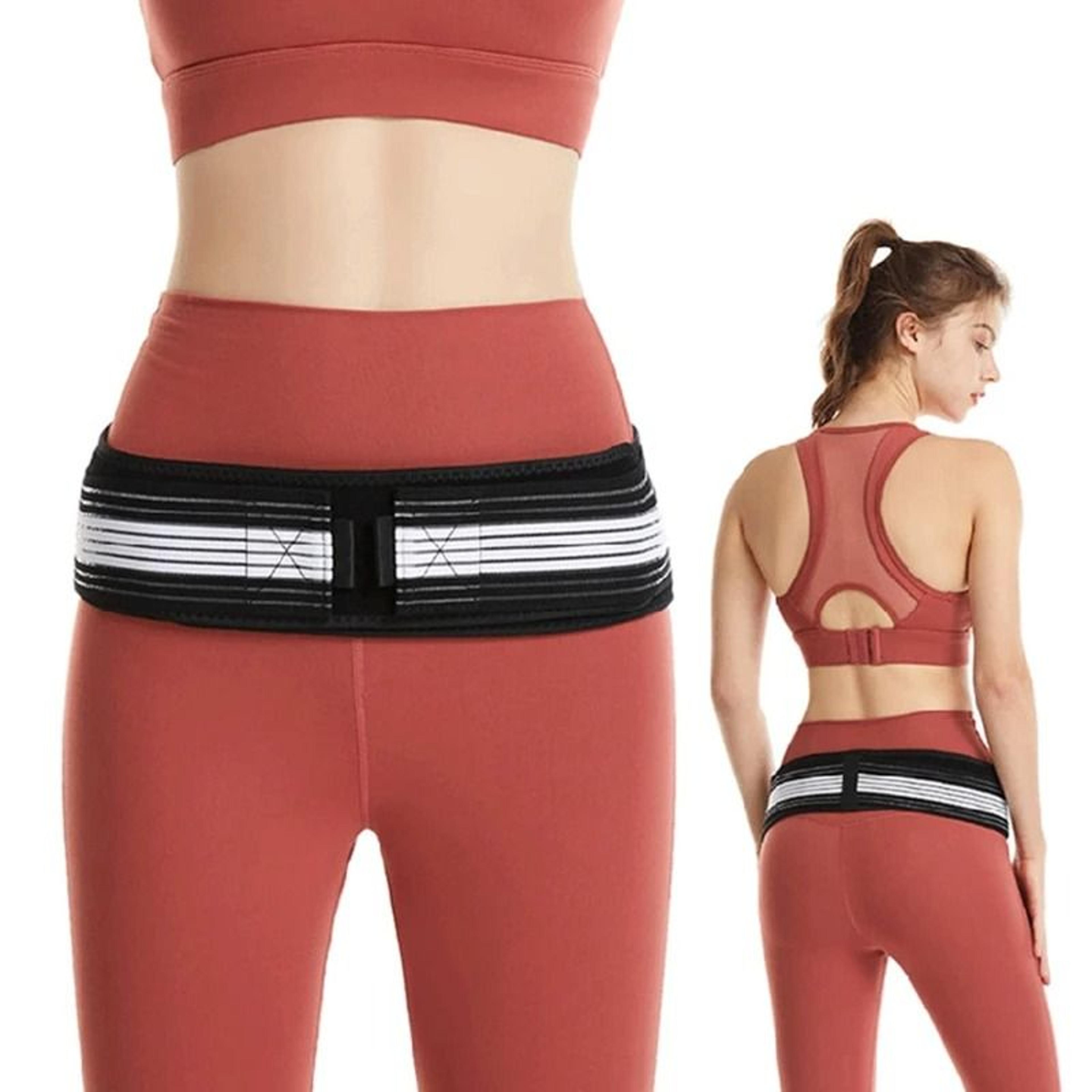 adjustable lumbar and si joint support belt