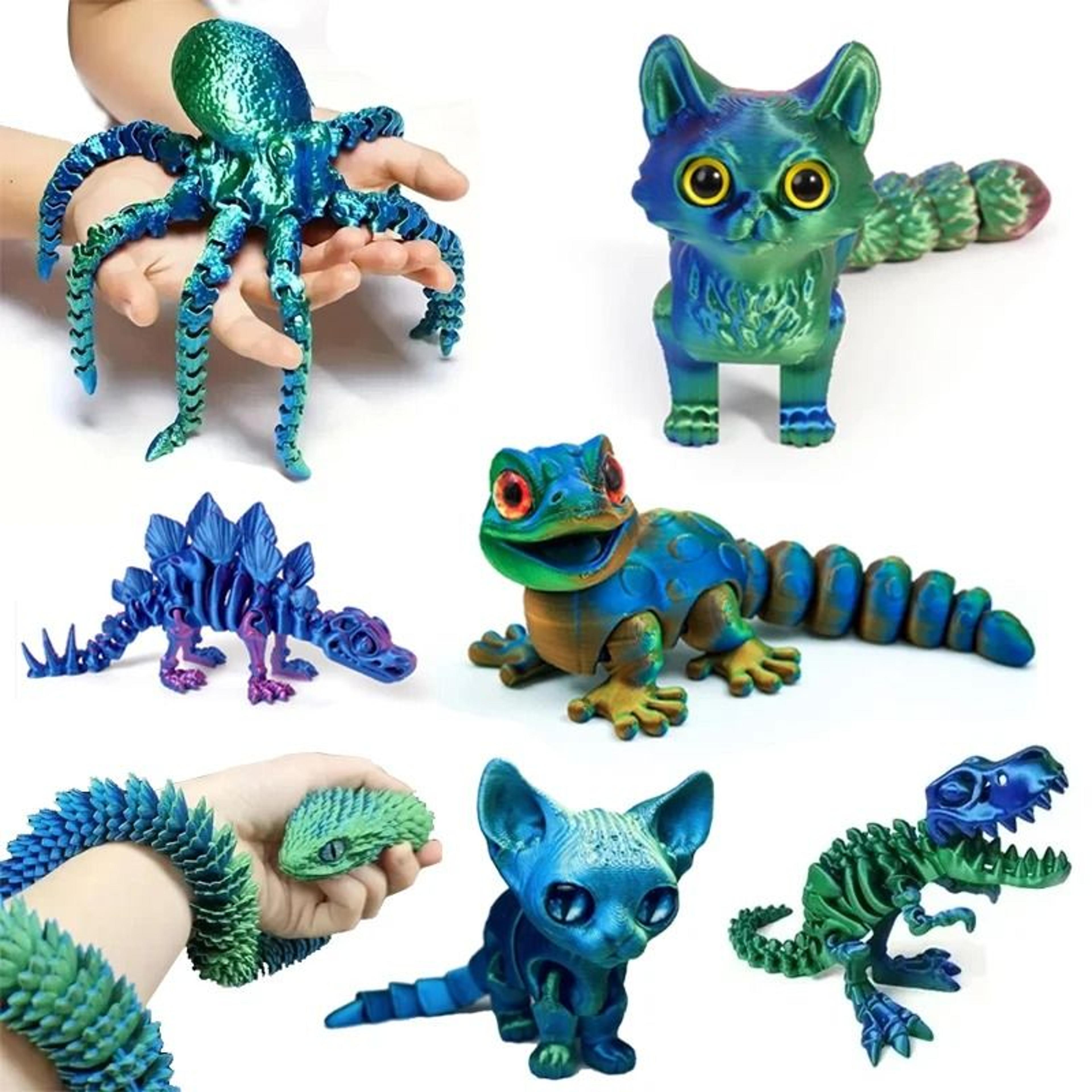3d printed articulated animal collection