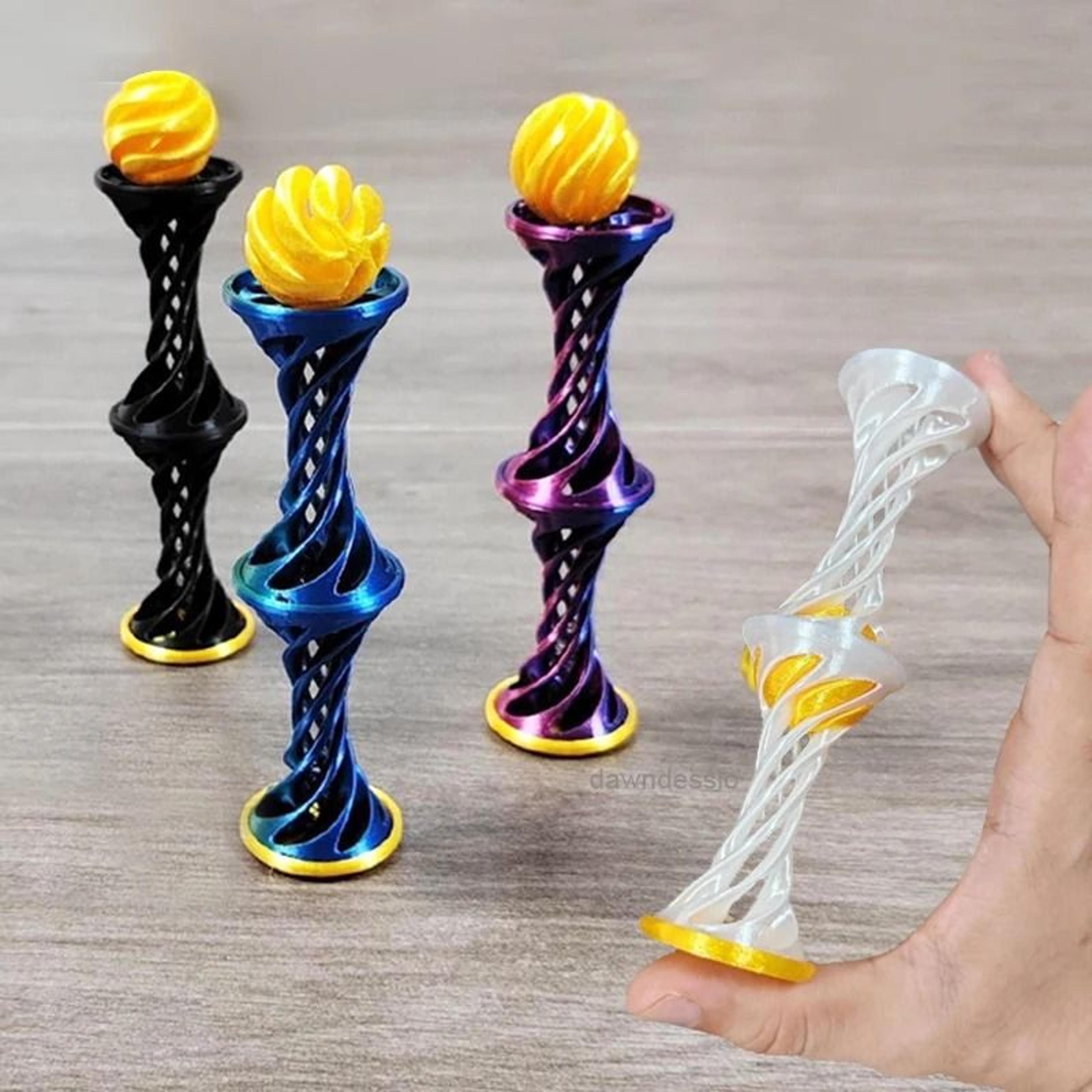 3d printed impossible pyramid fidget toy