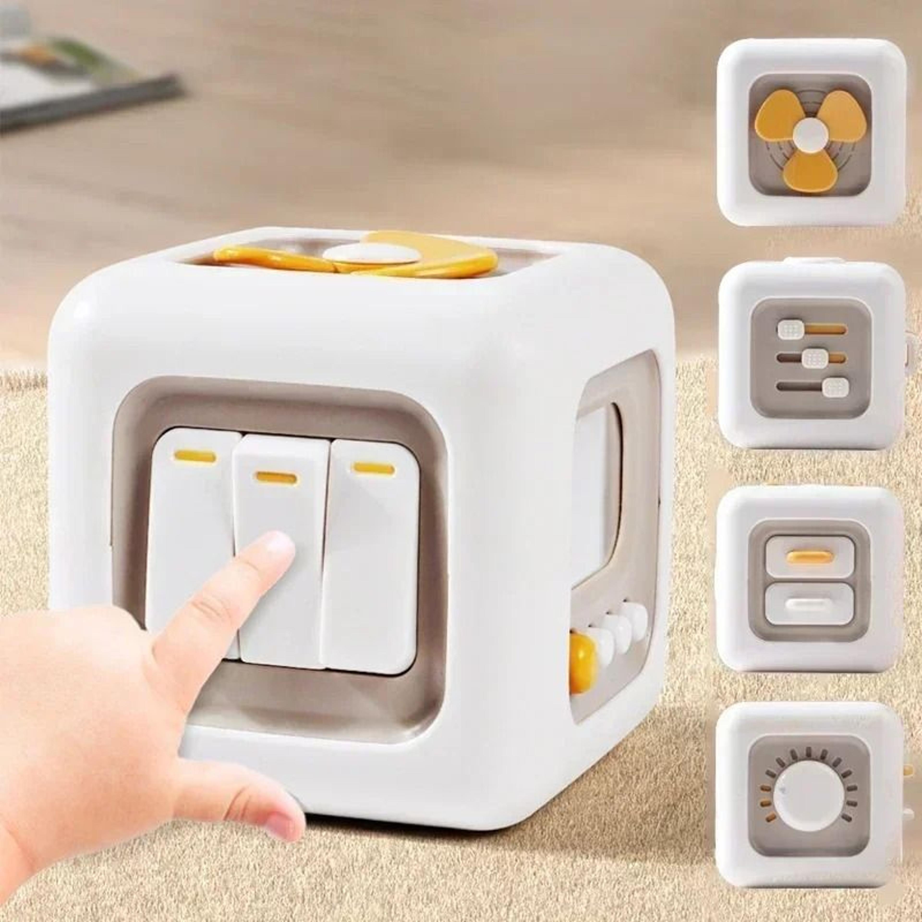 6 in 1 montessori sensory activity cube
