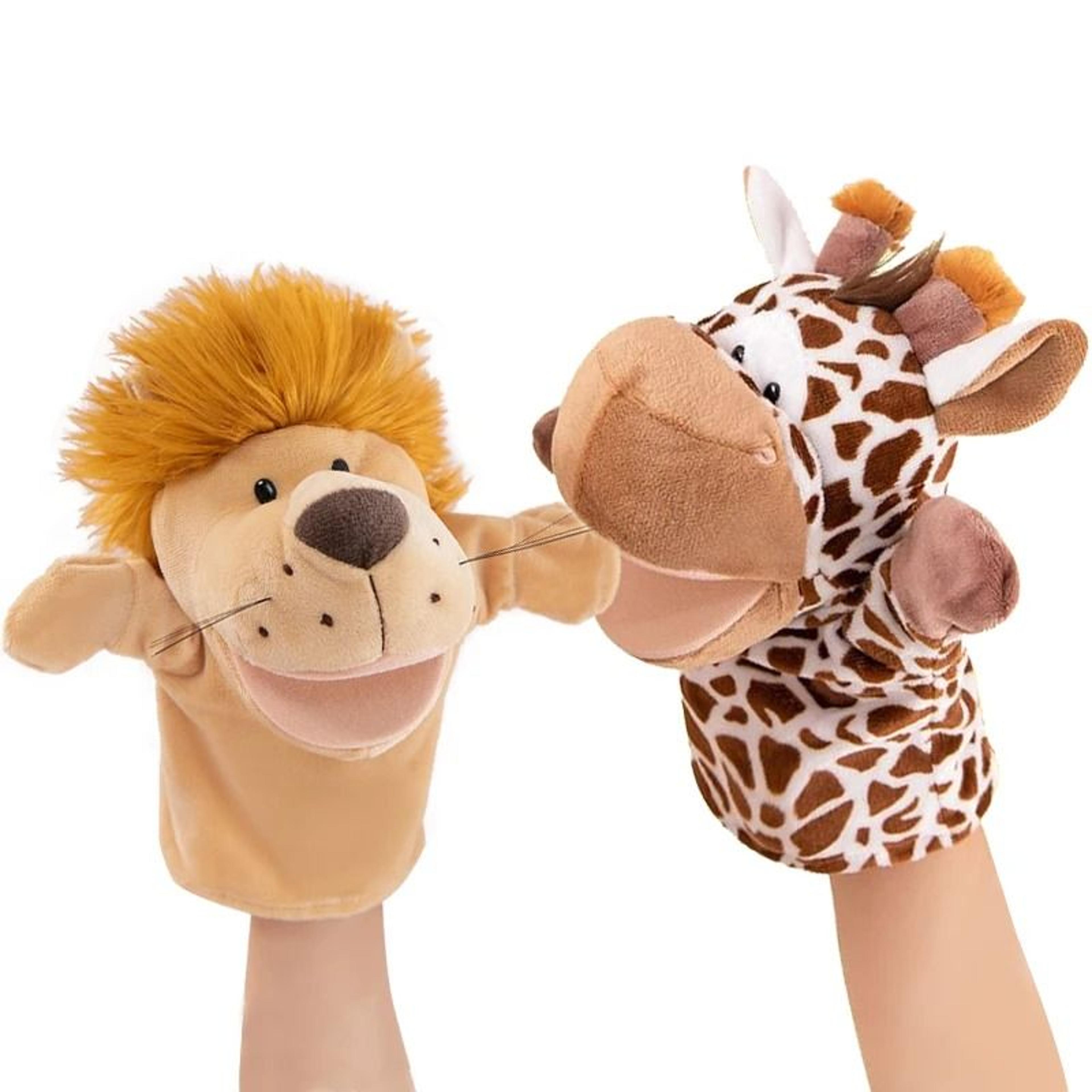 cartoon hand finger puppets set