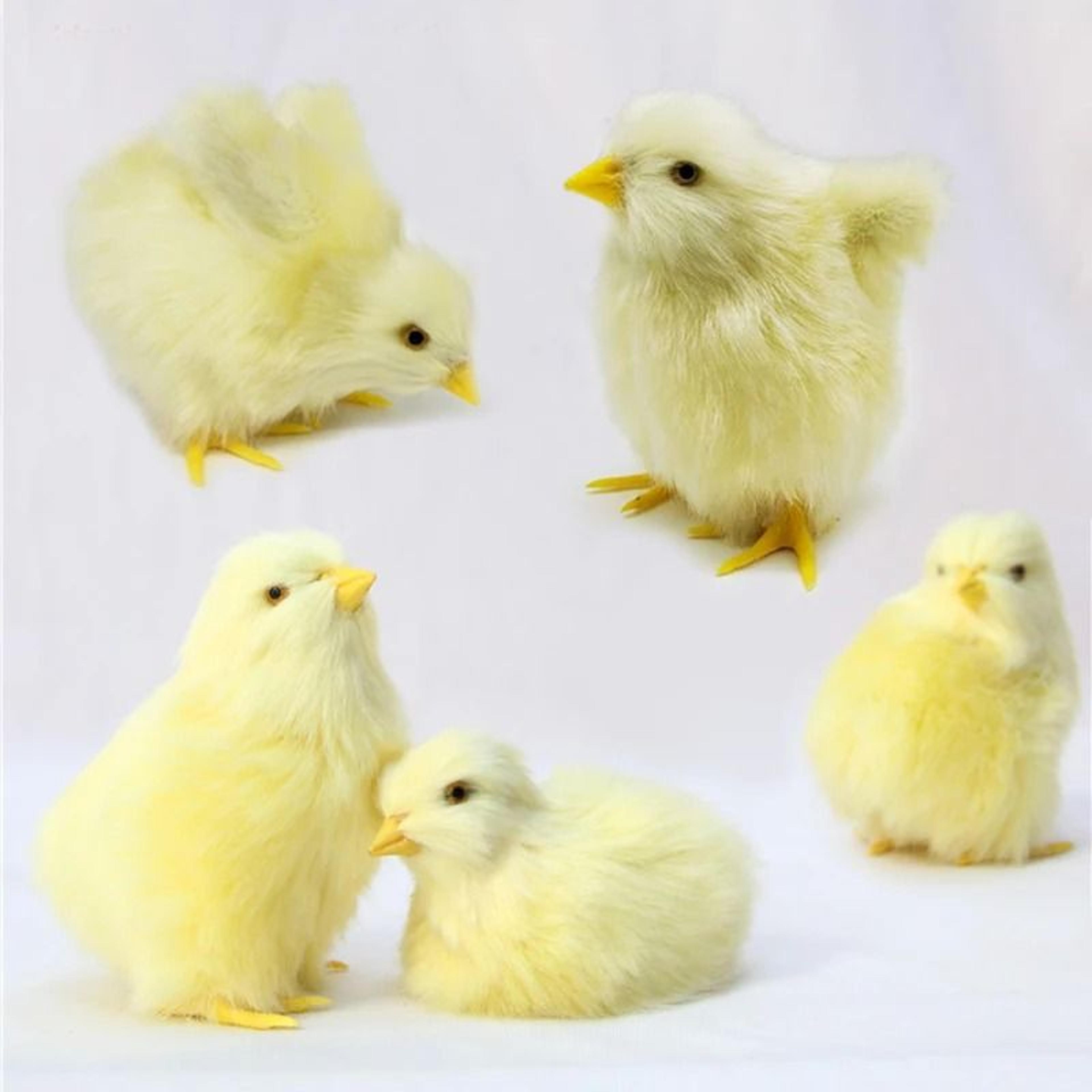 plush easter chick decoration