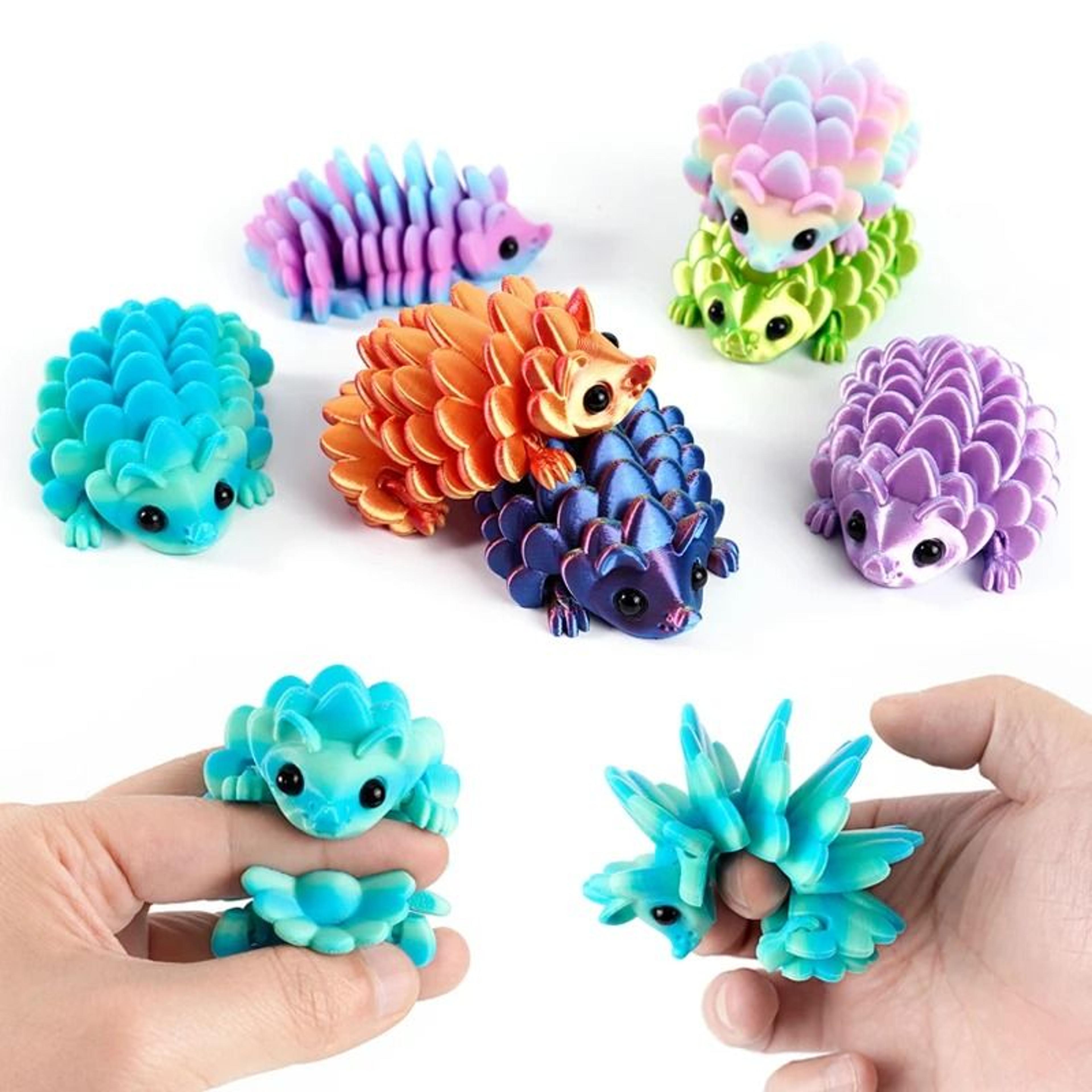 articulated hedgehog figurine 3d printed collectible desktop decor