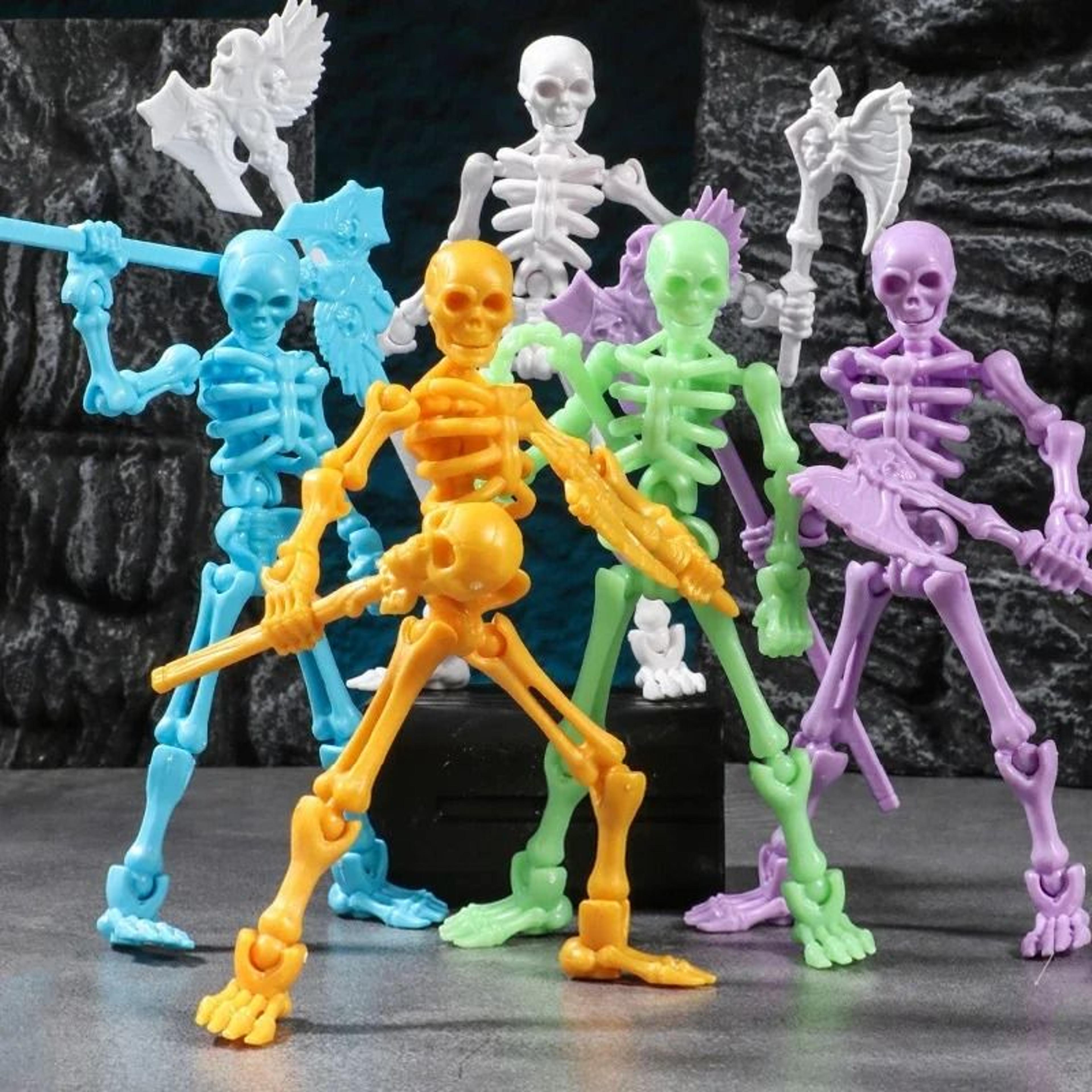 articulated skeleton warrior action figure build and pose toy