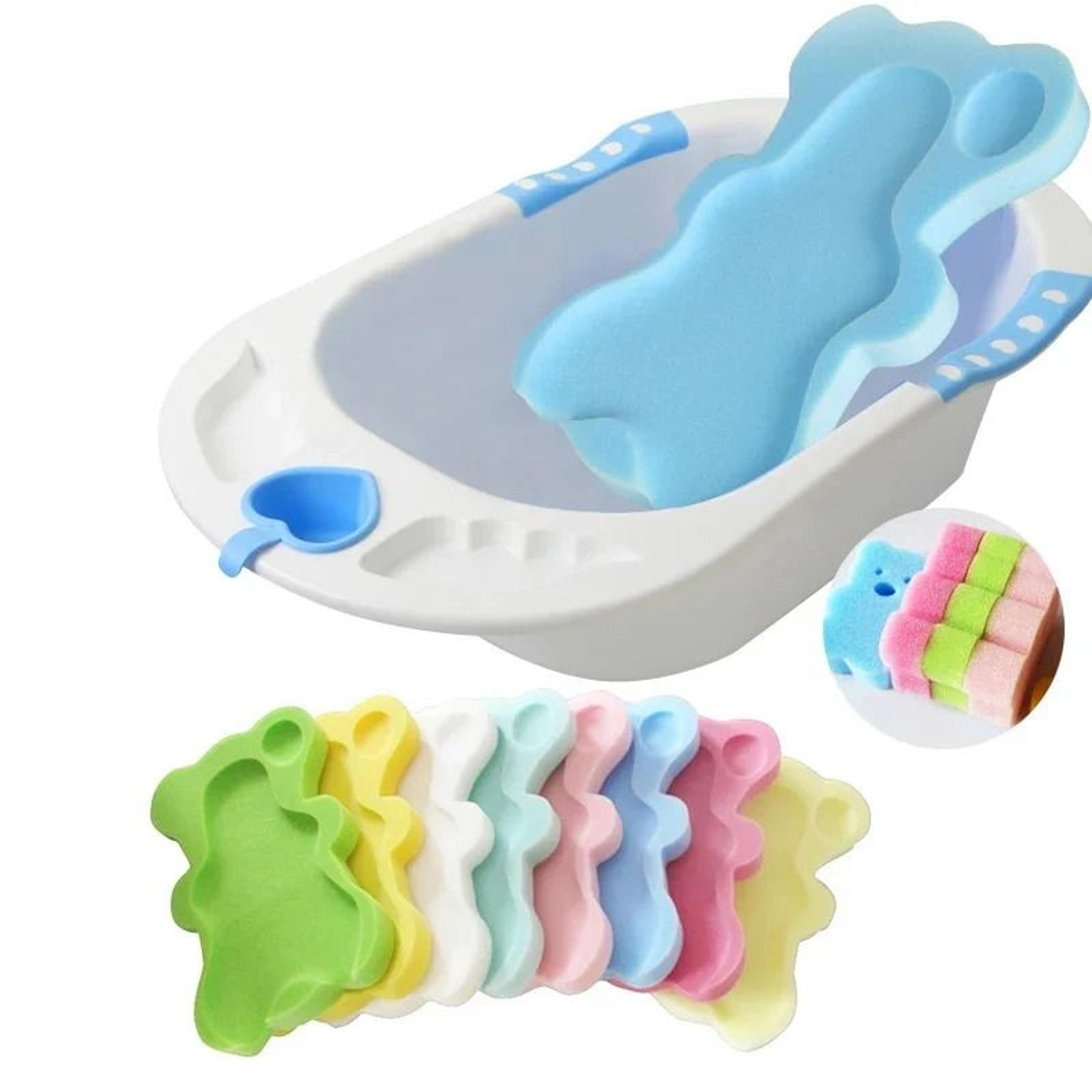 baby bath sponge mat non slip infant bath cushion pad
