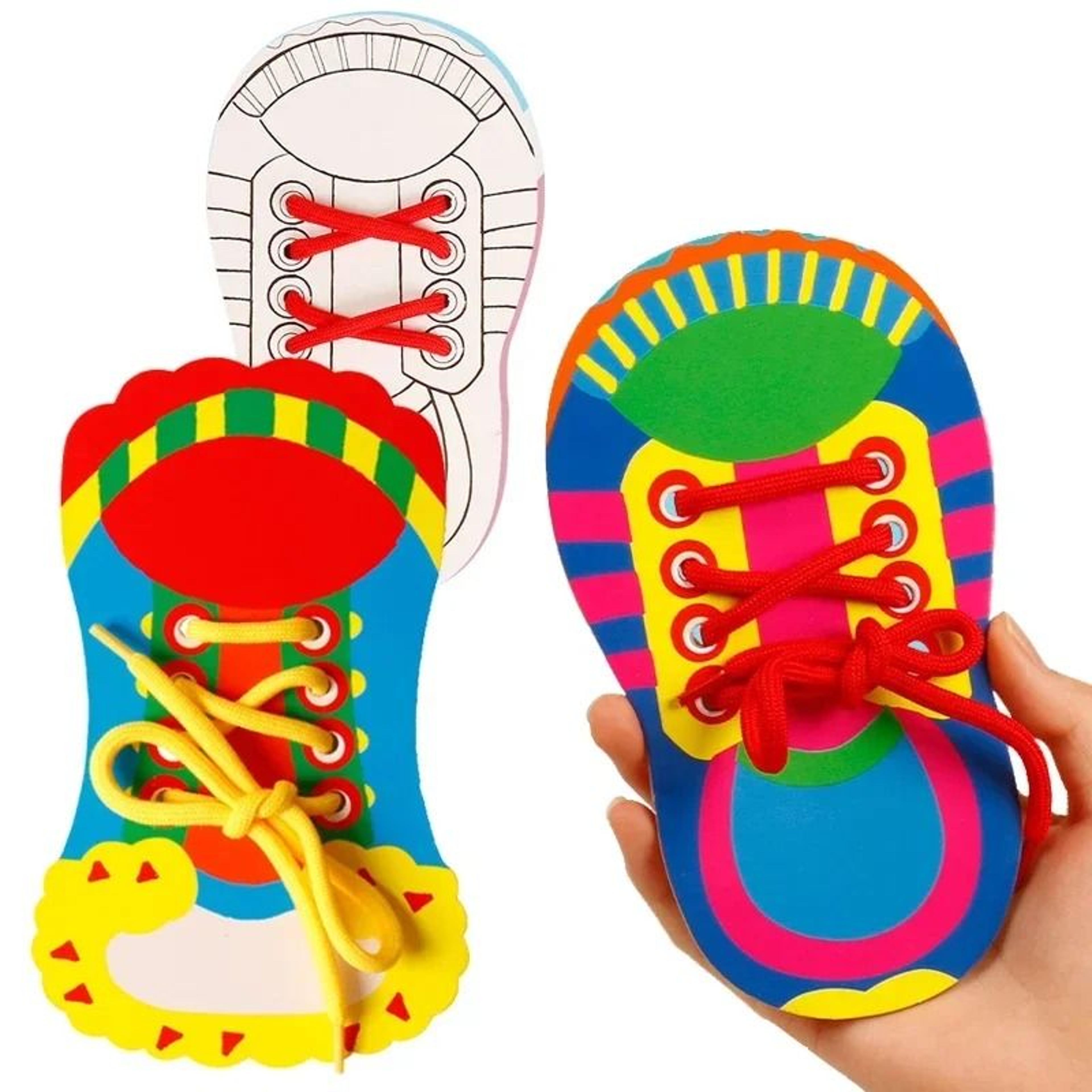 shoelace learning toy for kids fine motor skills educational activity board