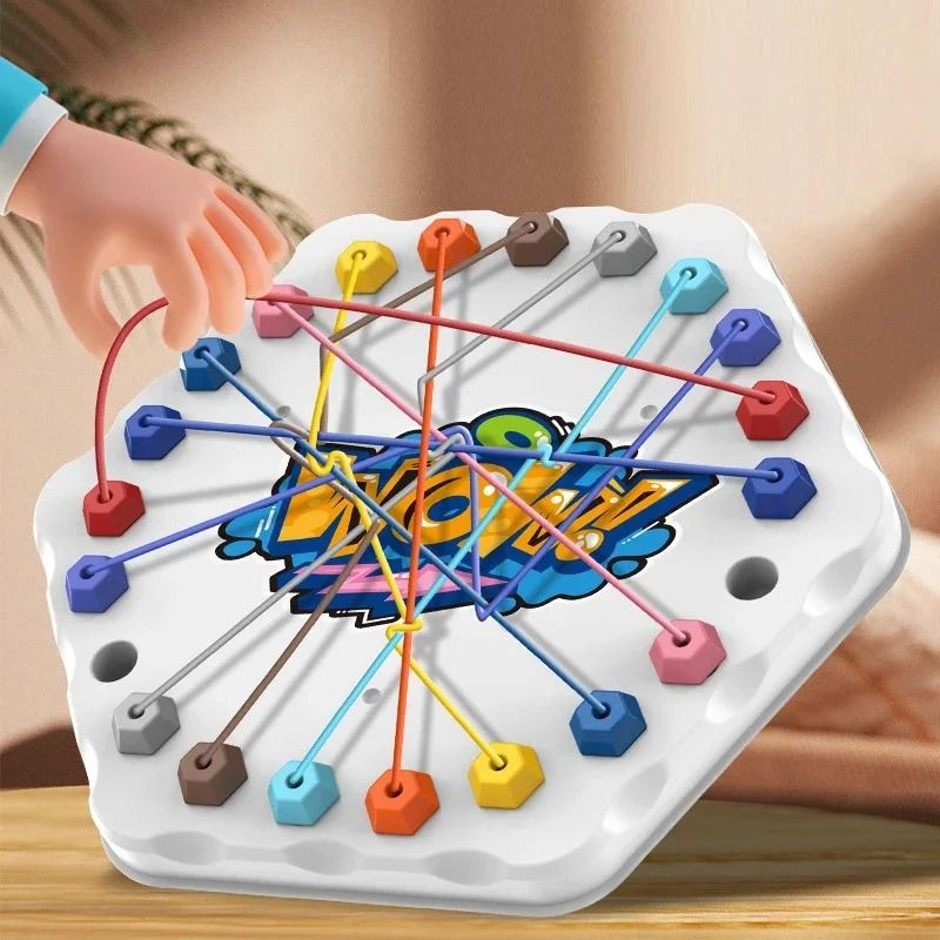 color rope puzzle board game logic thinking challenge for kids