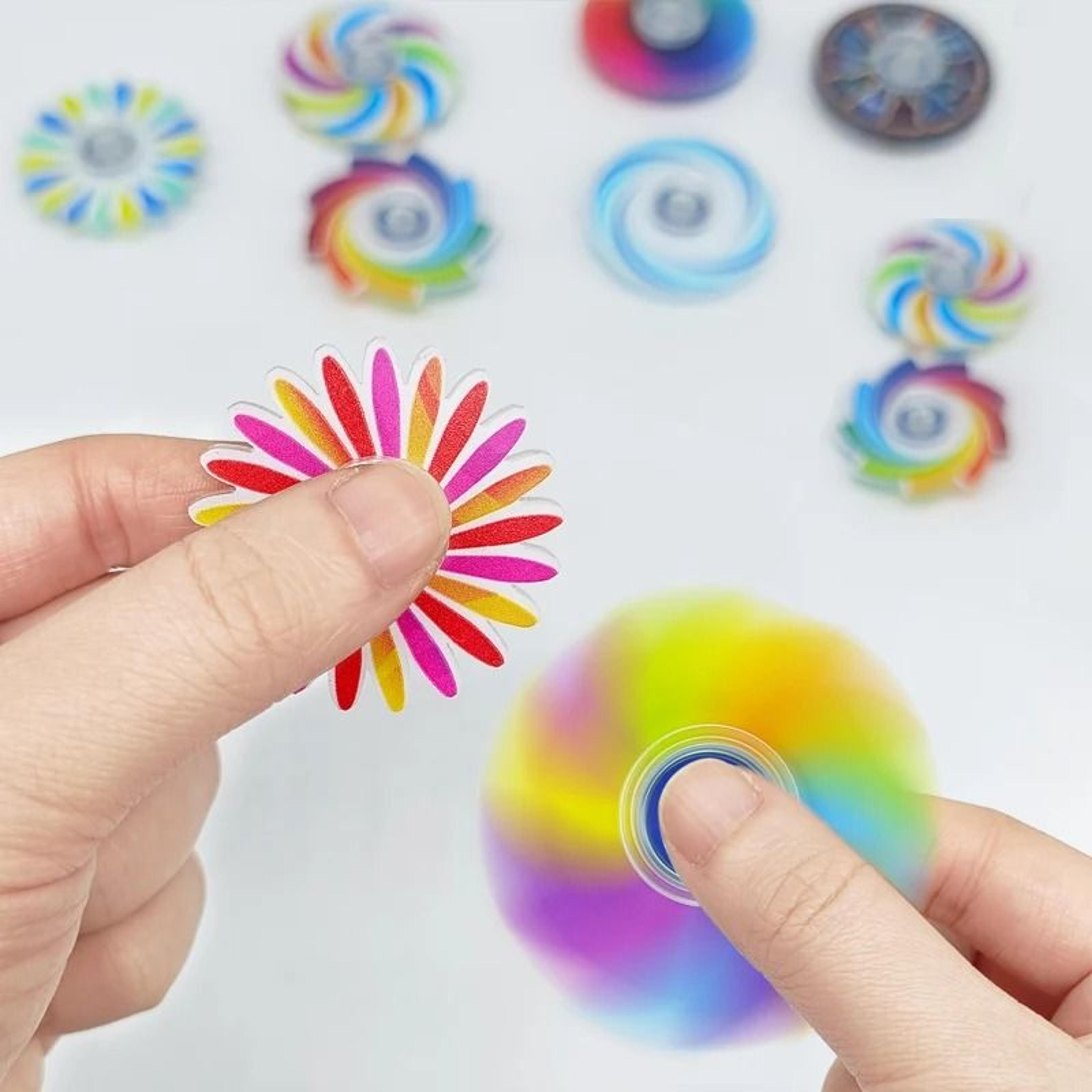 10 pack fidget spinners stress relief toy set for kids and adults