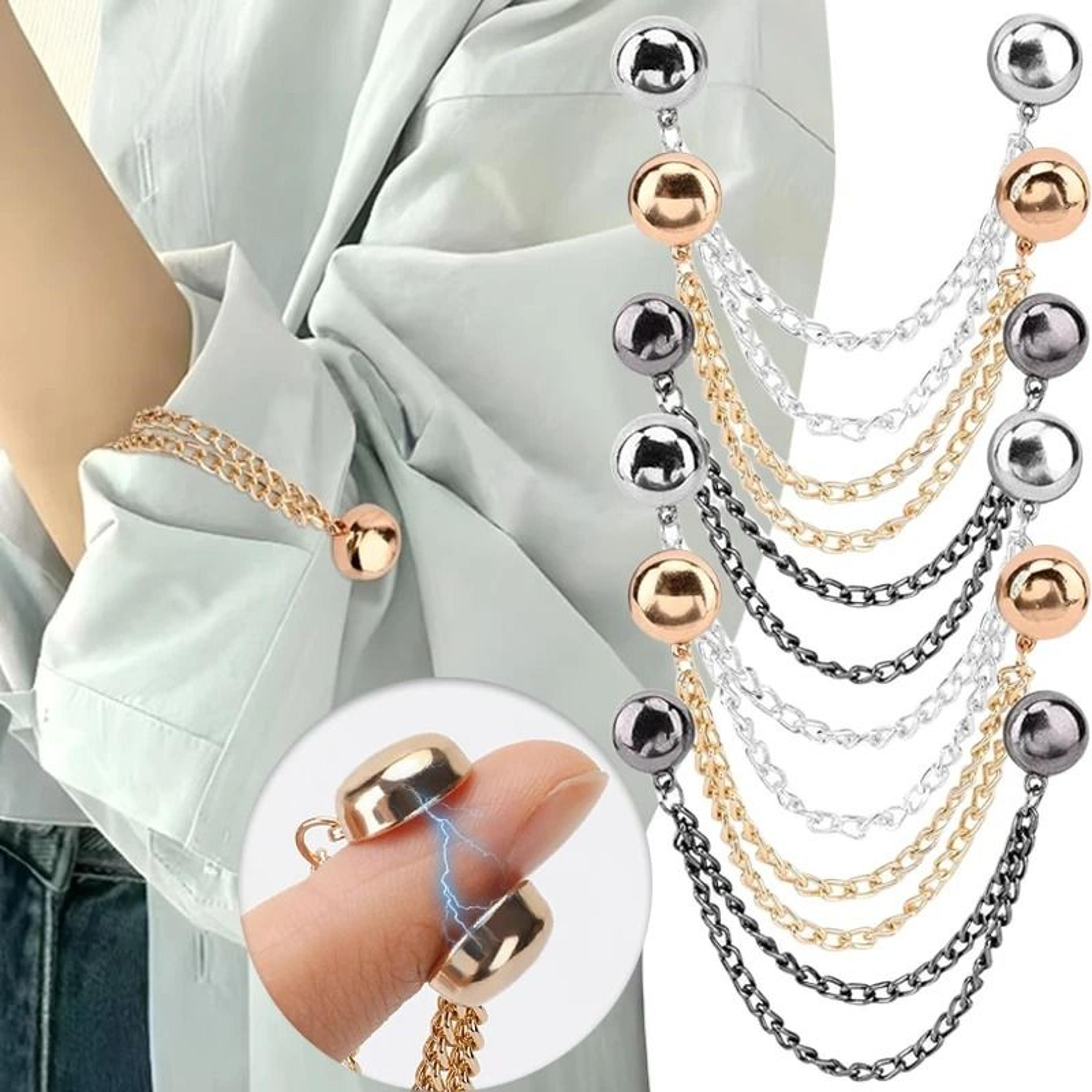 magnetic pant leg clips adjustable trouser cinch clips for pants and jeans