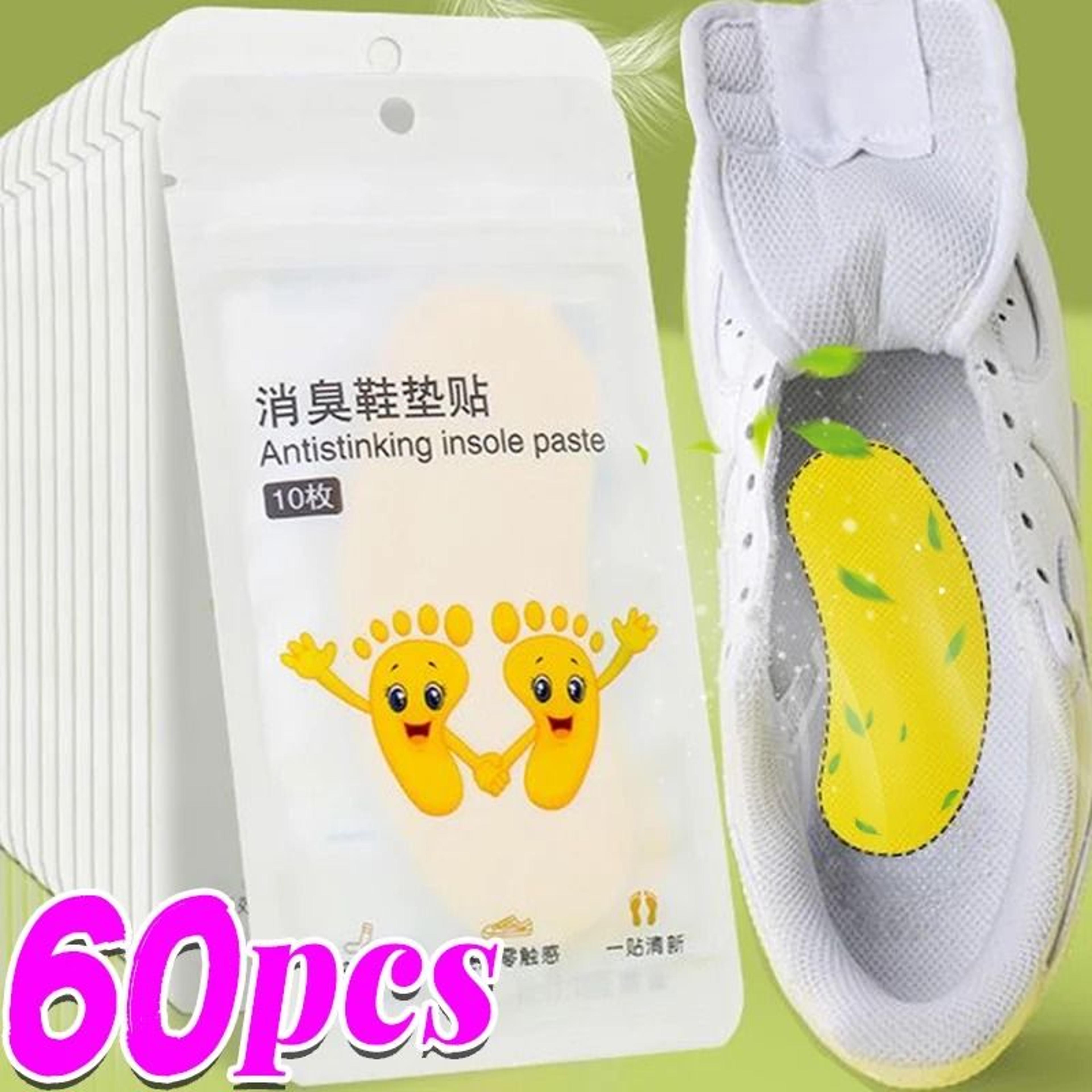 shoe deodorizer stickers odor eliminating insoles freshener pads
