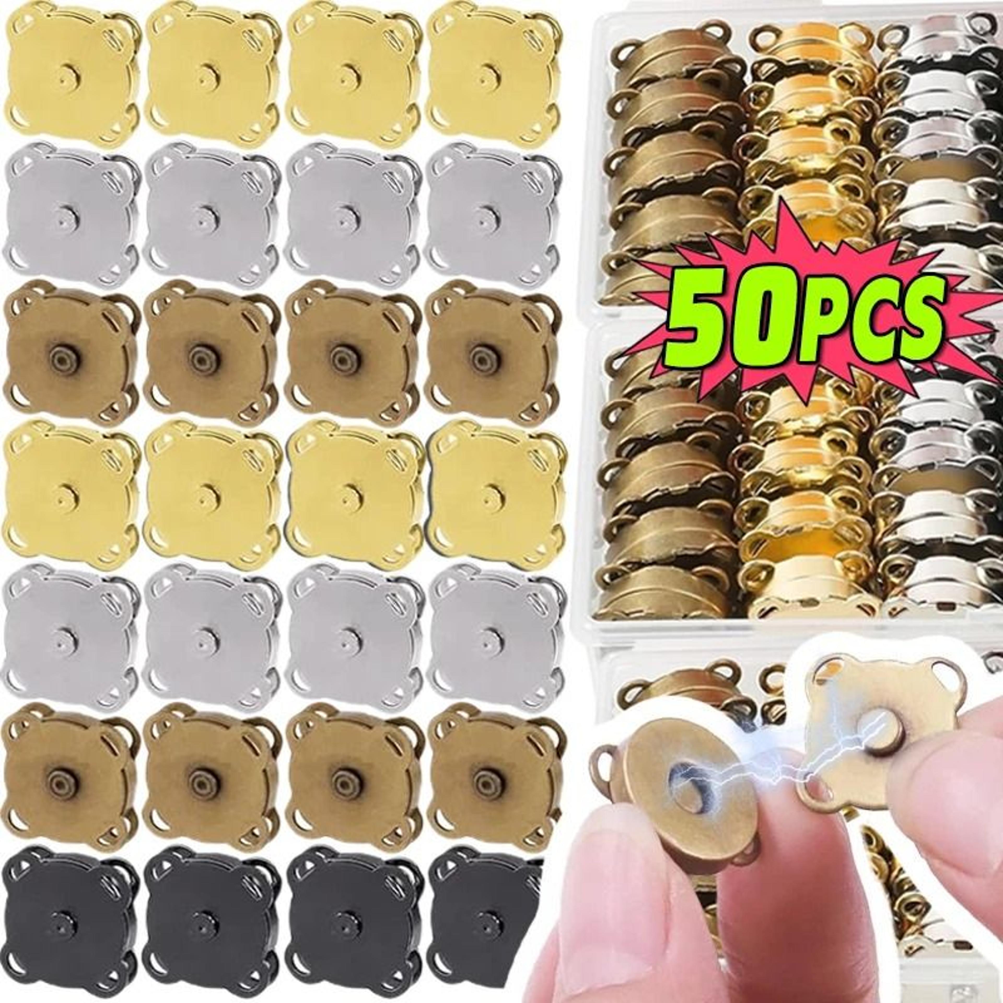 magnetic snap fasteners for handbags wallets purses and diy craft projects