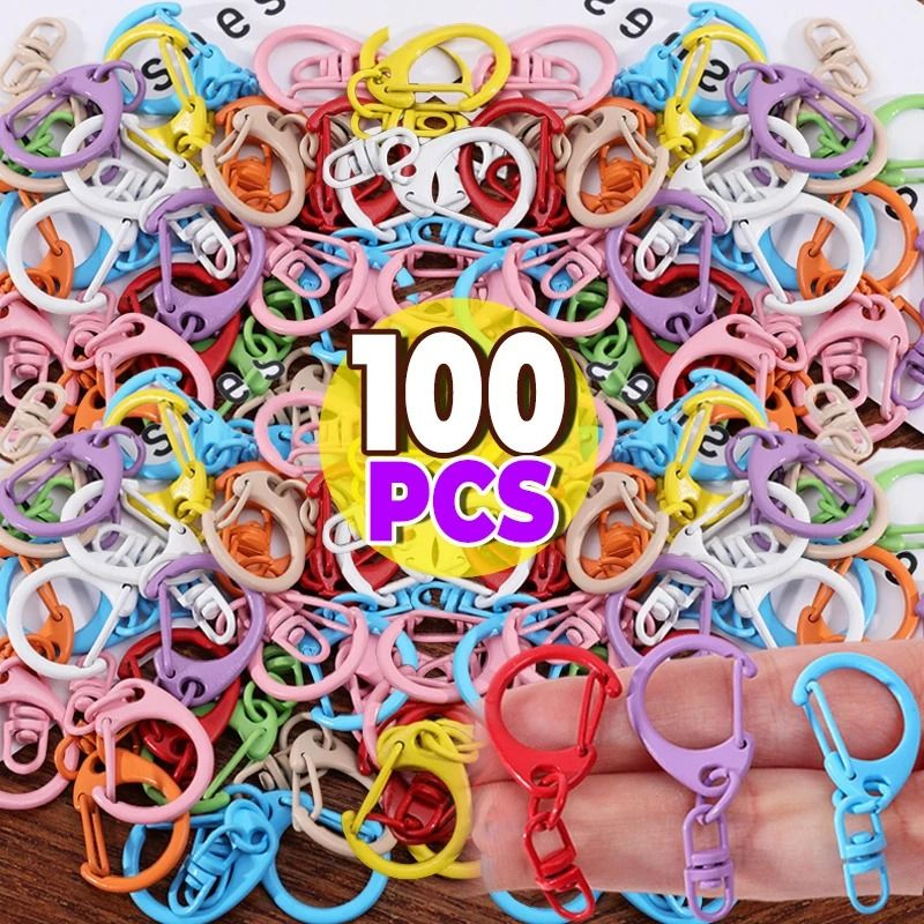 colorful lobster clasp keychain hooks for diy keyrings jewelry and craft projects