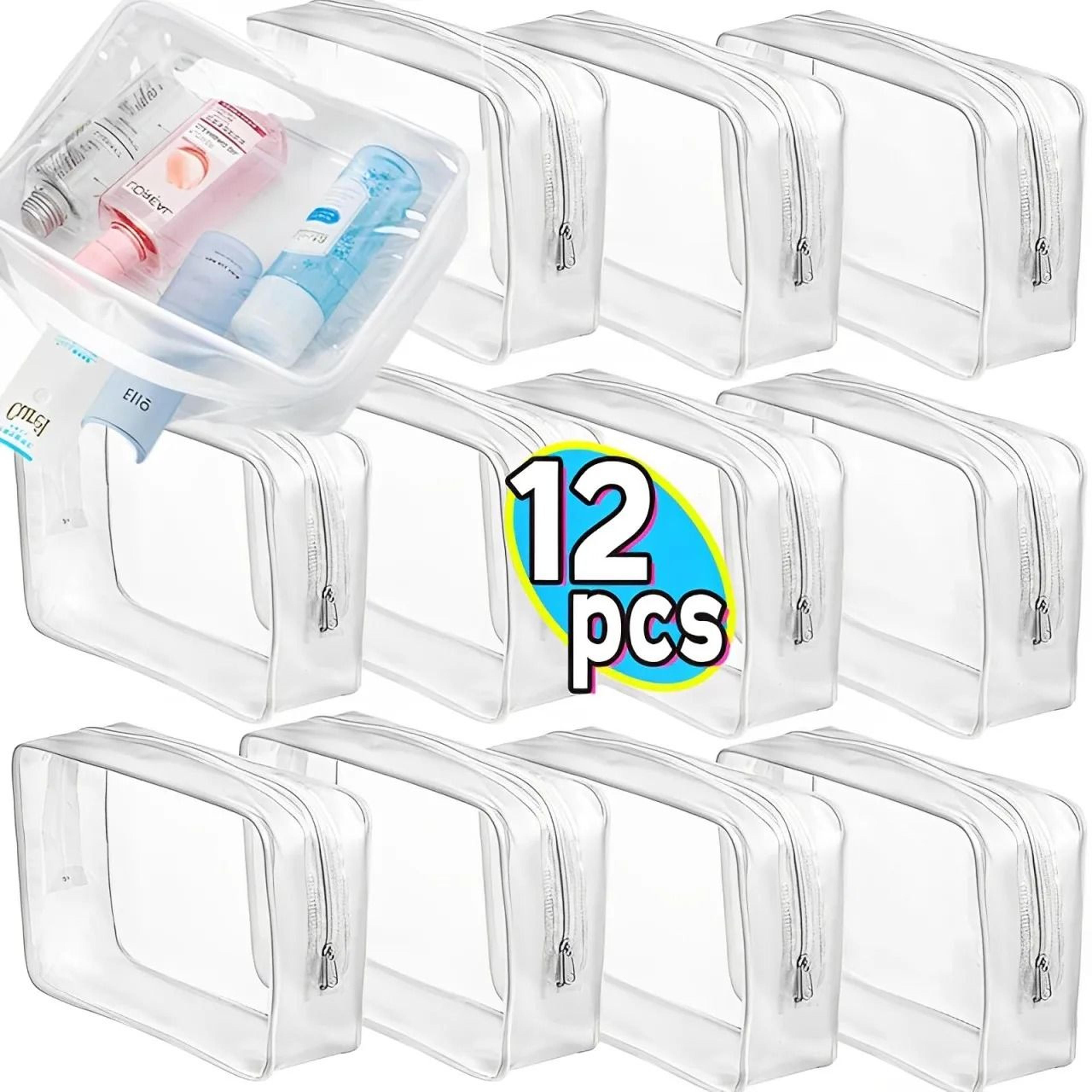 clear pvc travel makeup bag transparent cosmetic organizer toiletry storage case