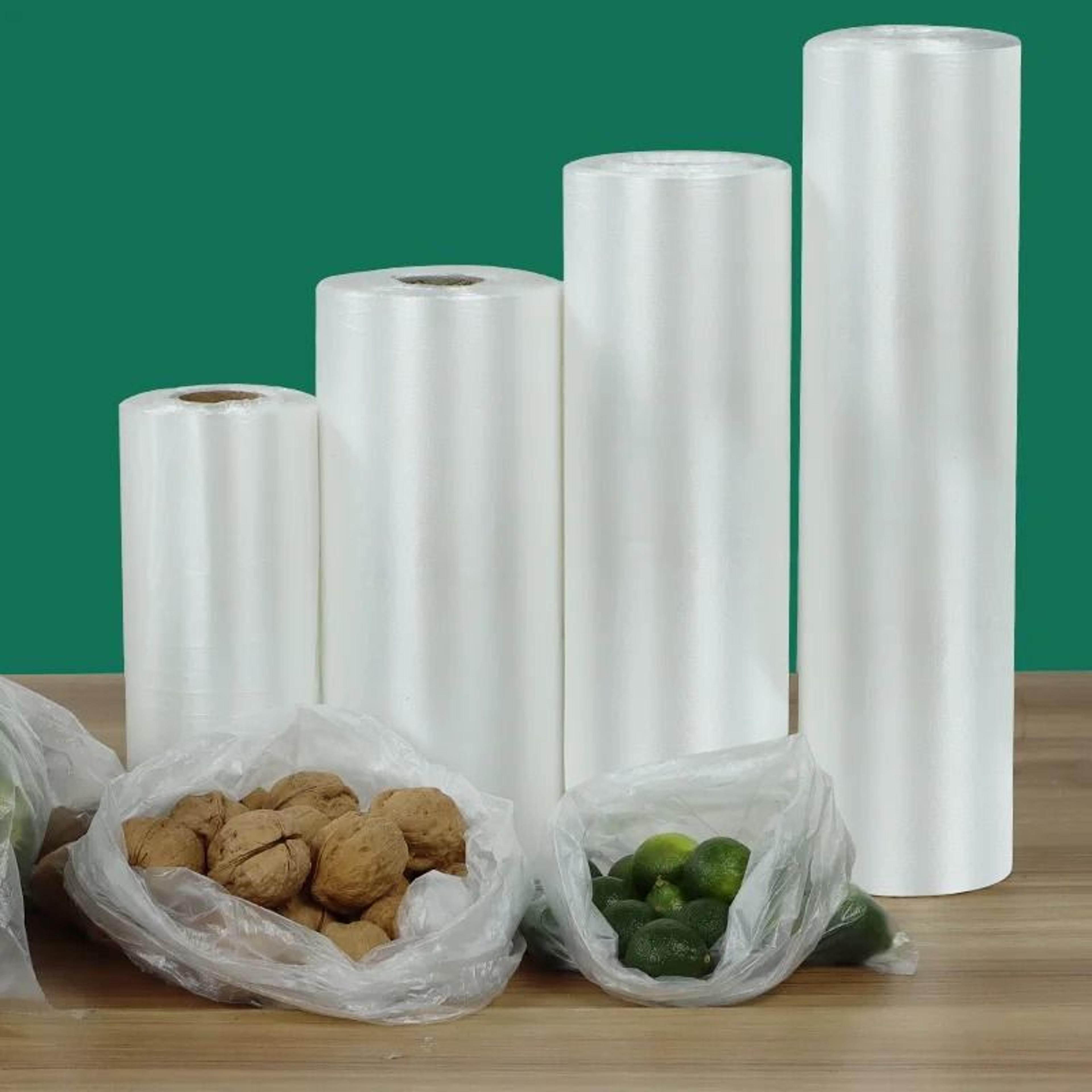 eco friendly fresh keeping food storage bags roll for kitchen and freezer use