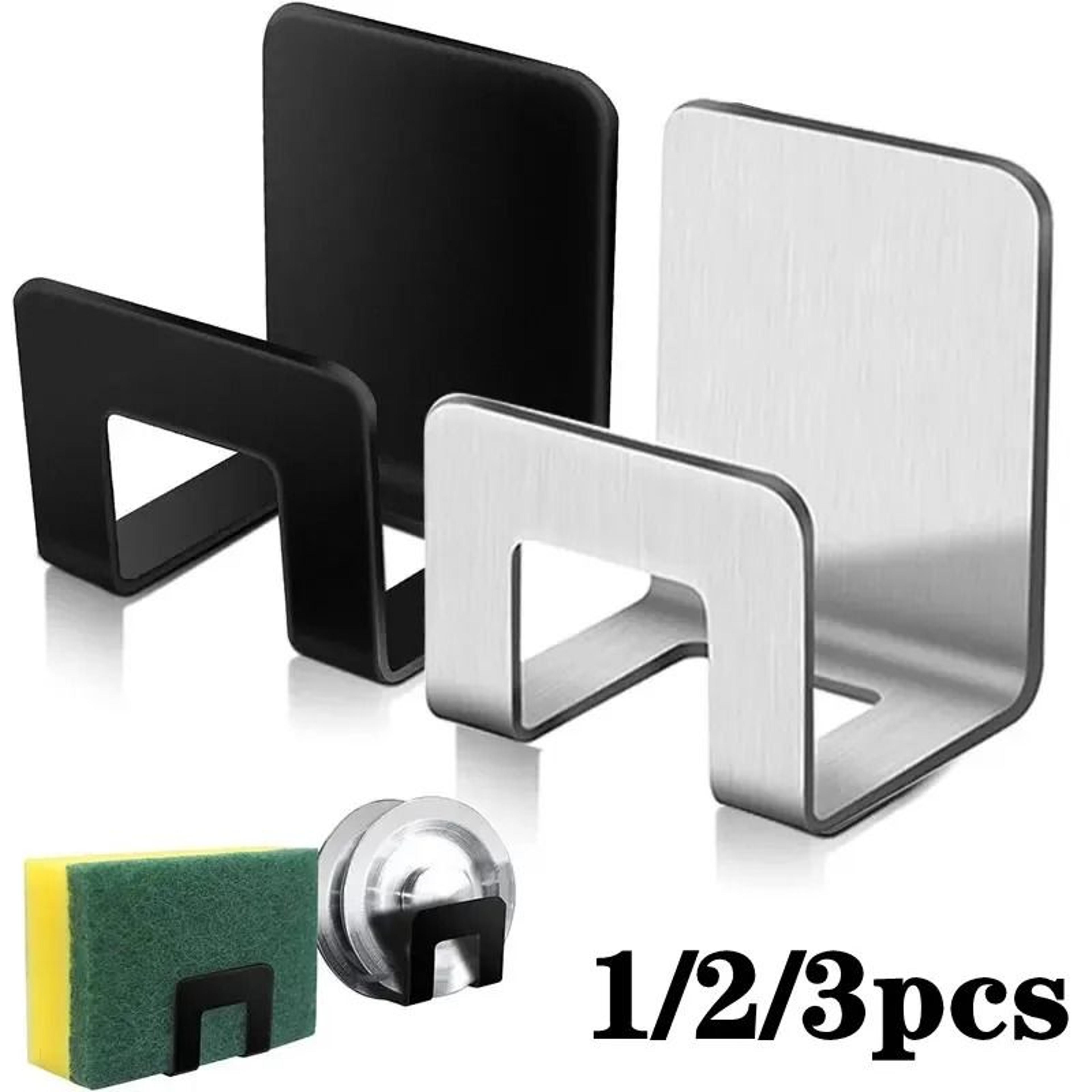self-adhesive sink sponge holder rack