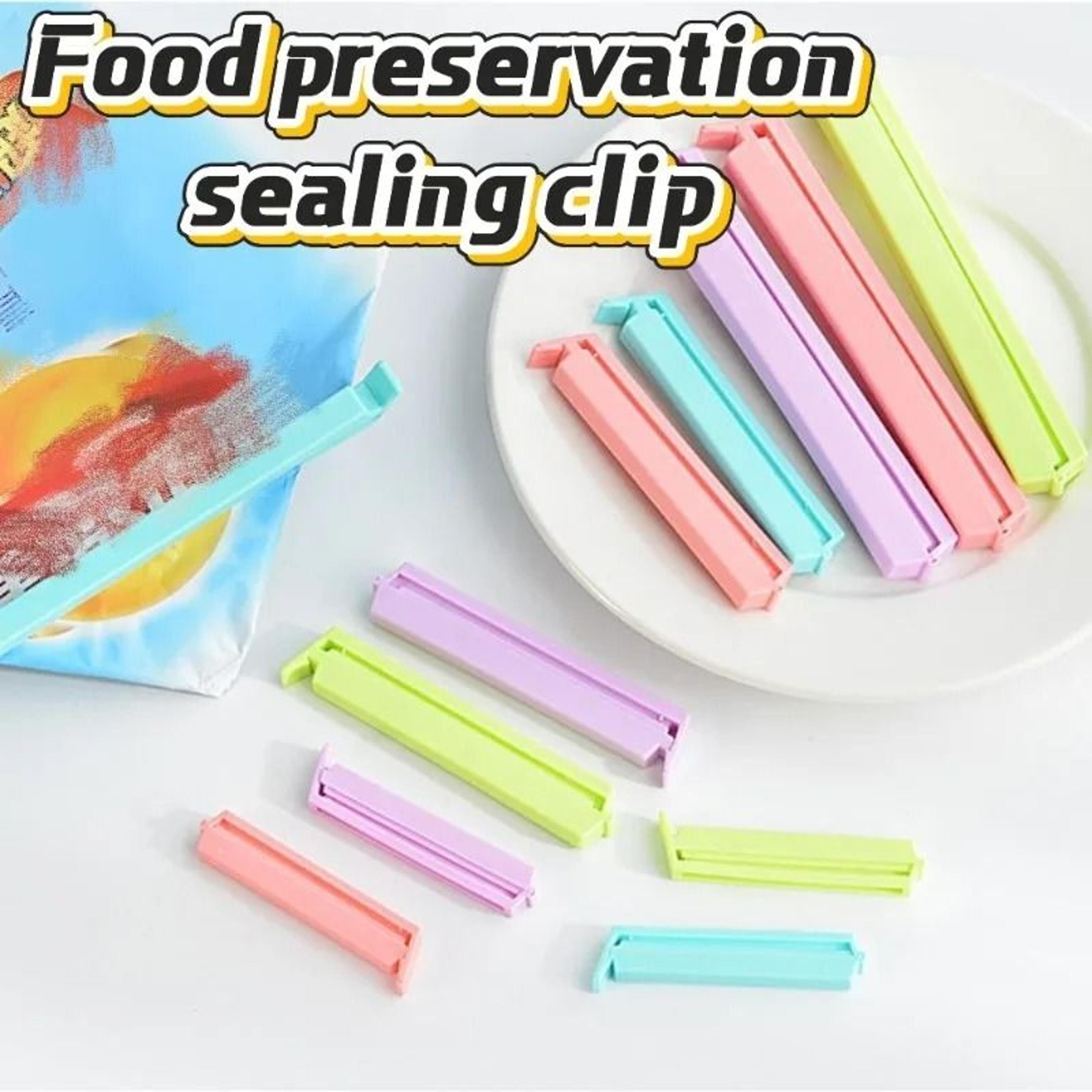 12 pack reusable food bag sealing clips freshness lock kitchen clamps