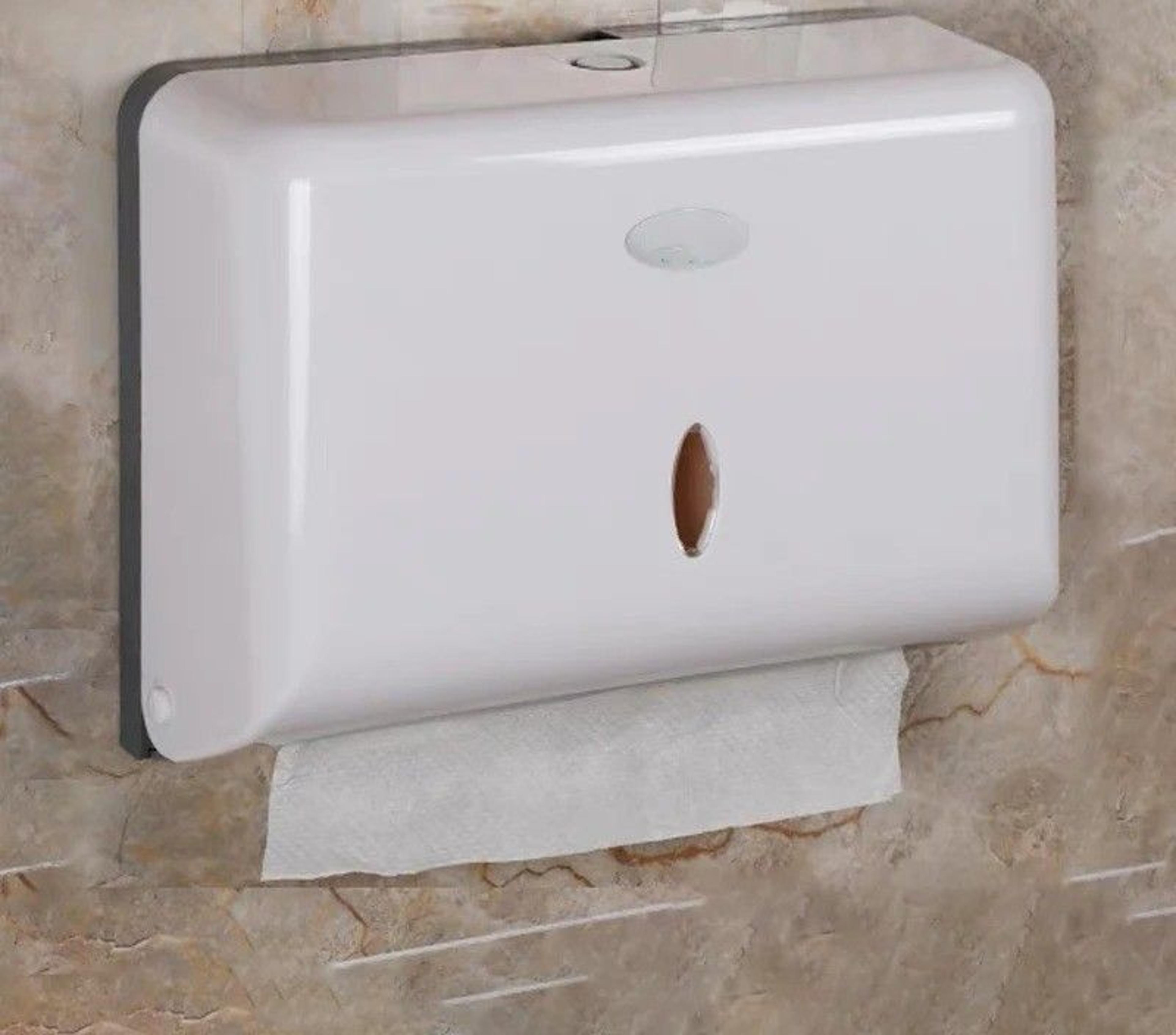 wall mounted paper towel dispenser punch free commercial tissue holder