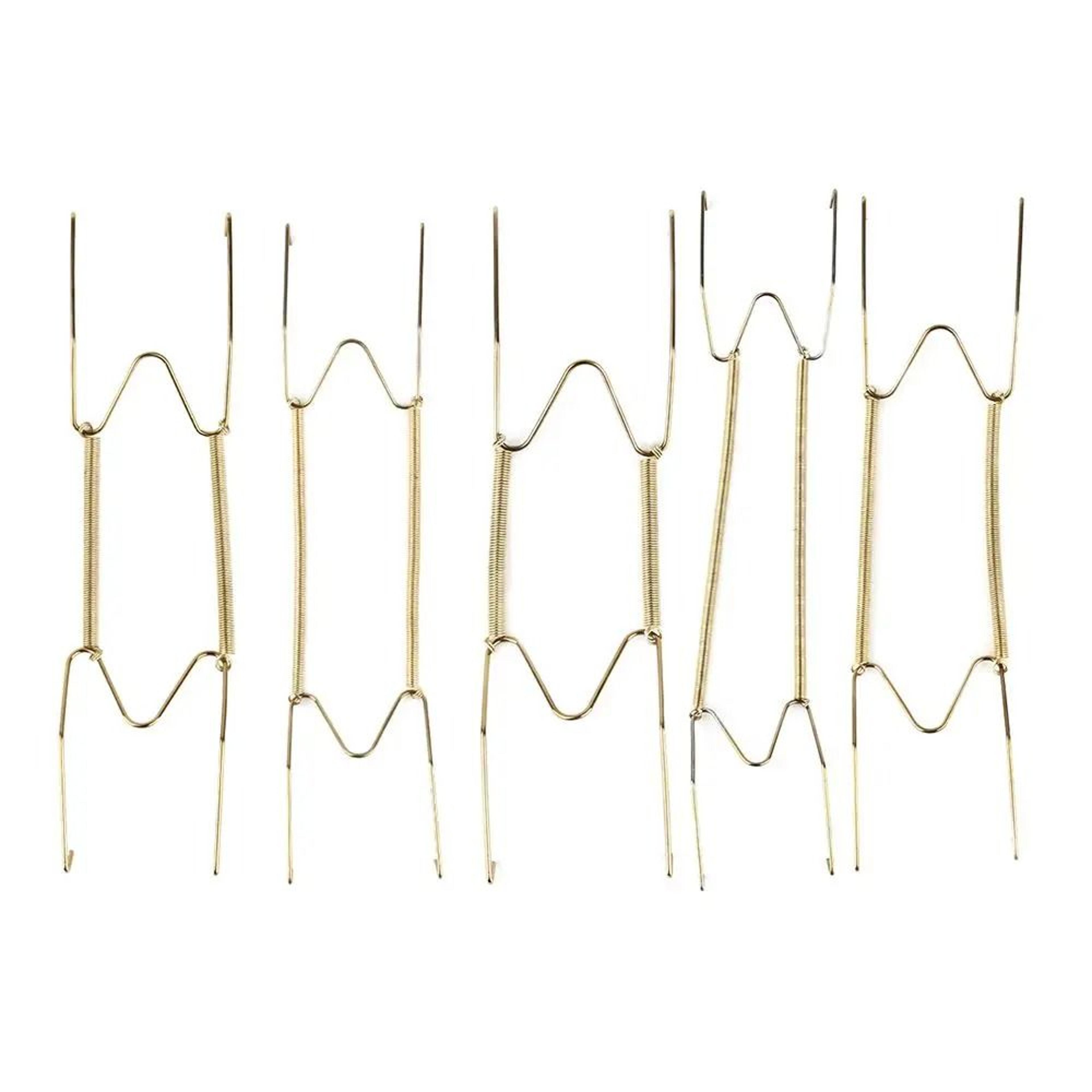 adjustable invisible plate hanger spring display hook for decorative plates and wall art
