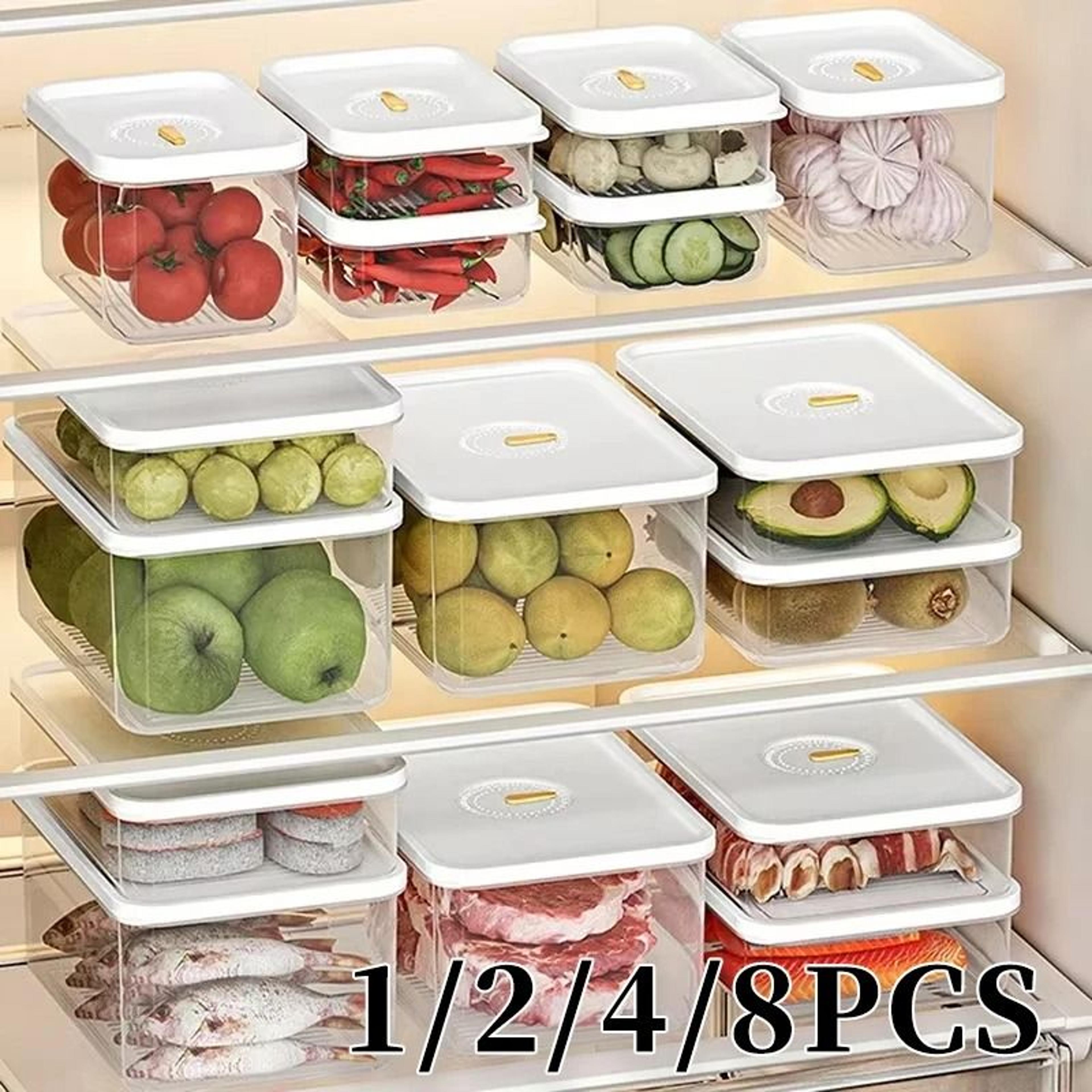 airtight food storage container for cheese deli meat and fresh food refrigerator organizer