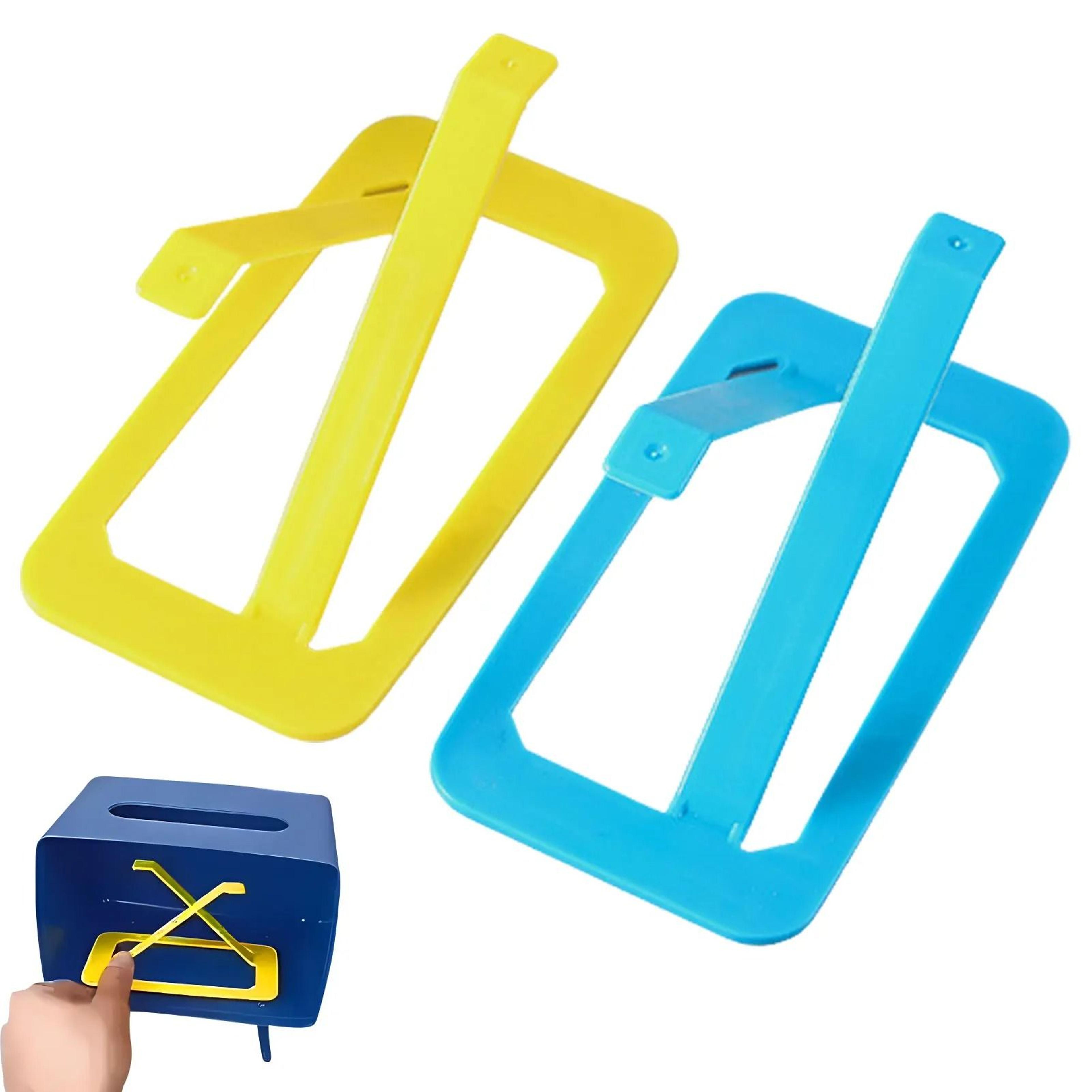 2 piece tissue box spring holder automatic tissue support bracket
