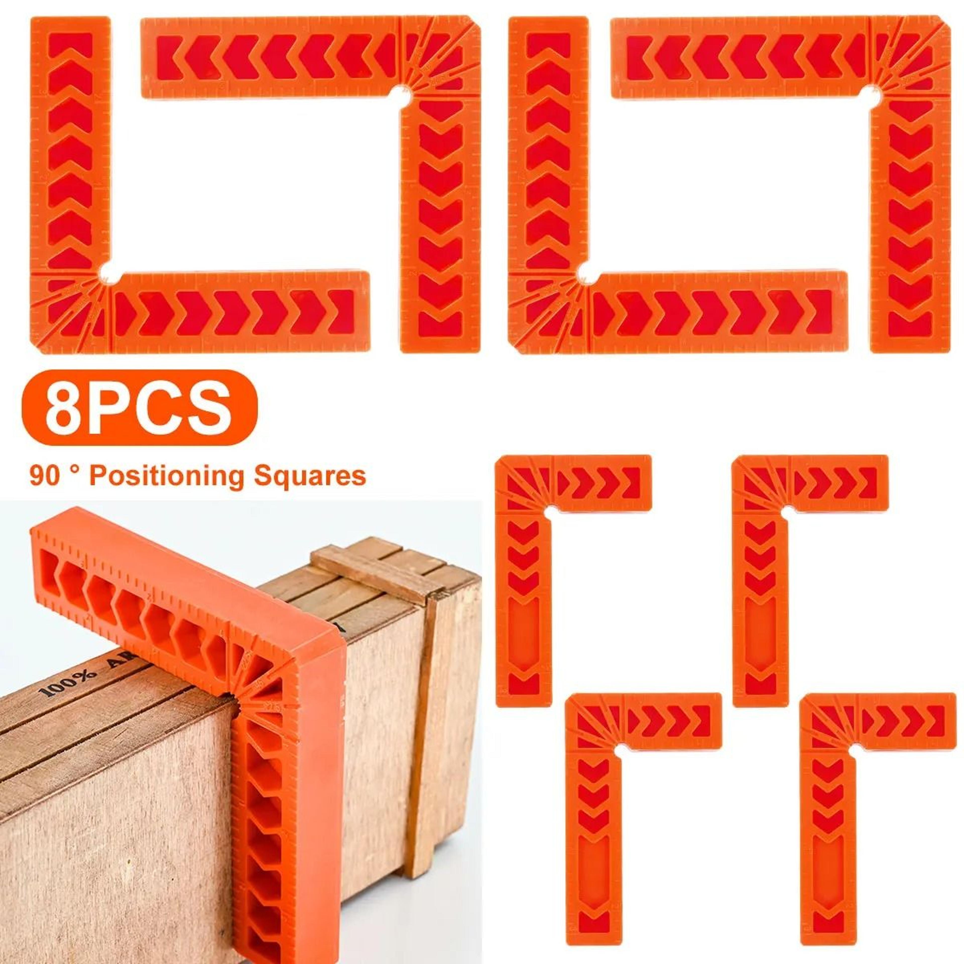 8 piece right angle woodworking clamp set