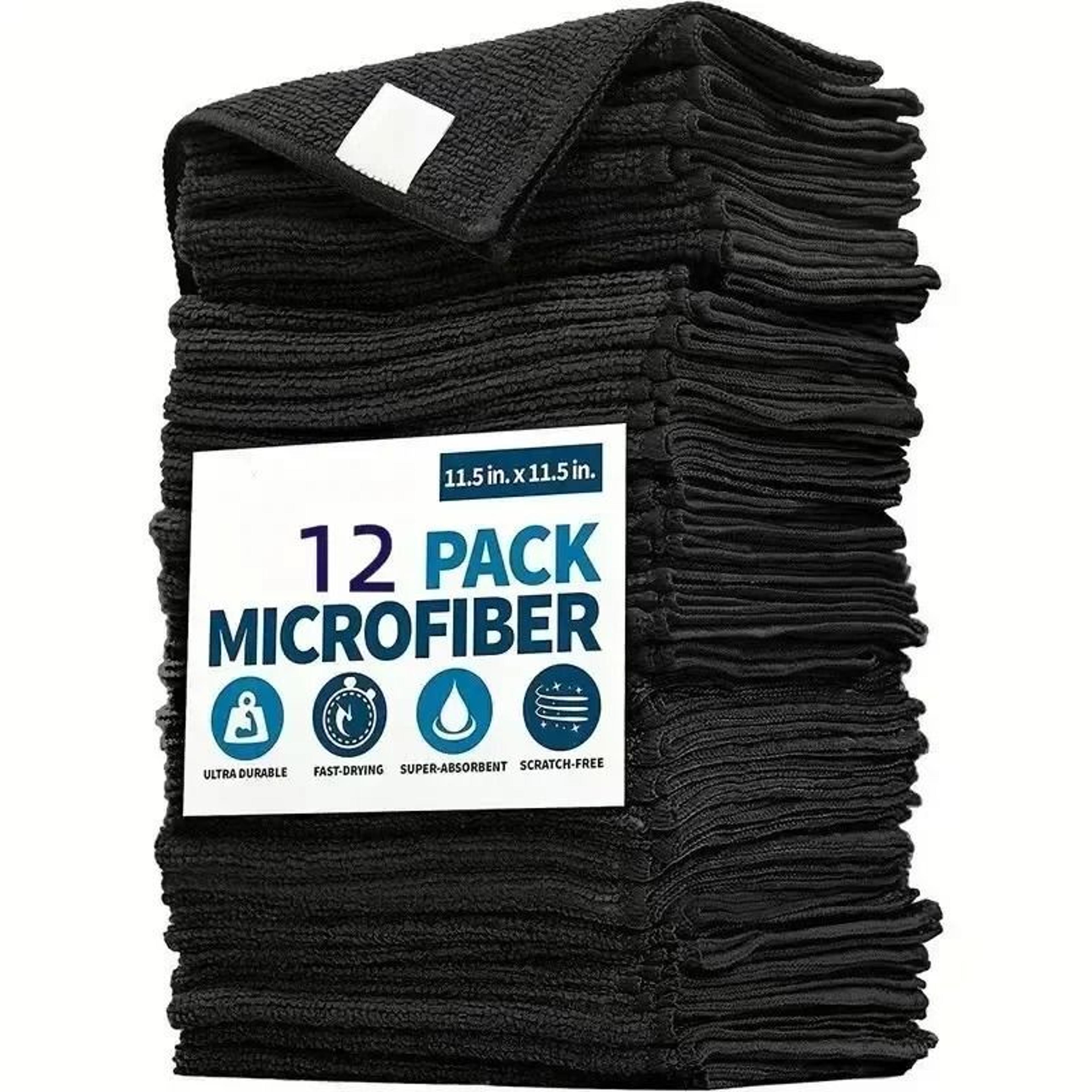 thick lint free microfiber cleaning cloths