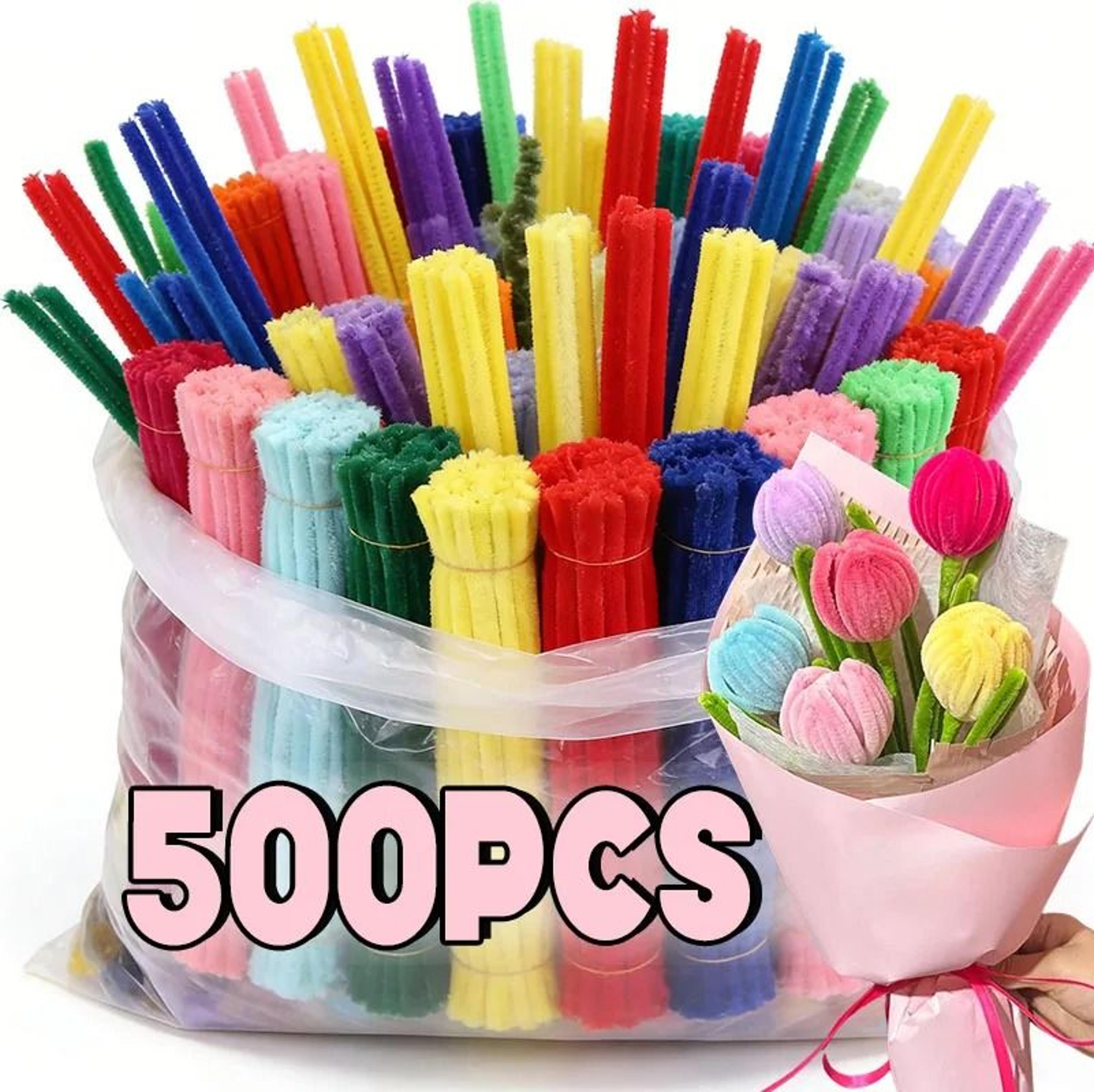 colorful chenille stems for kids crafts and diy projects