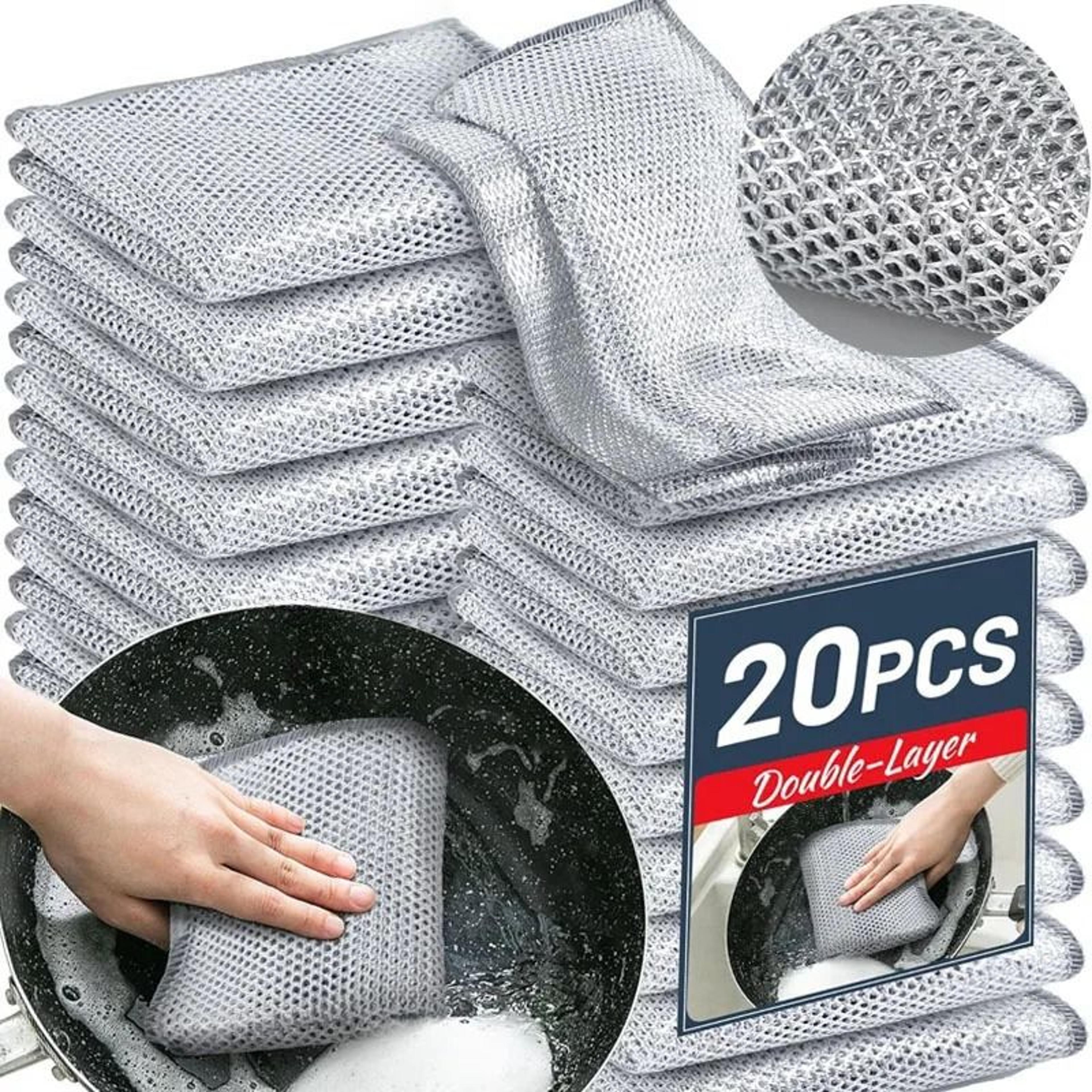 double sided steel wire cleaning cloths for kitchen