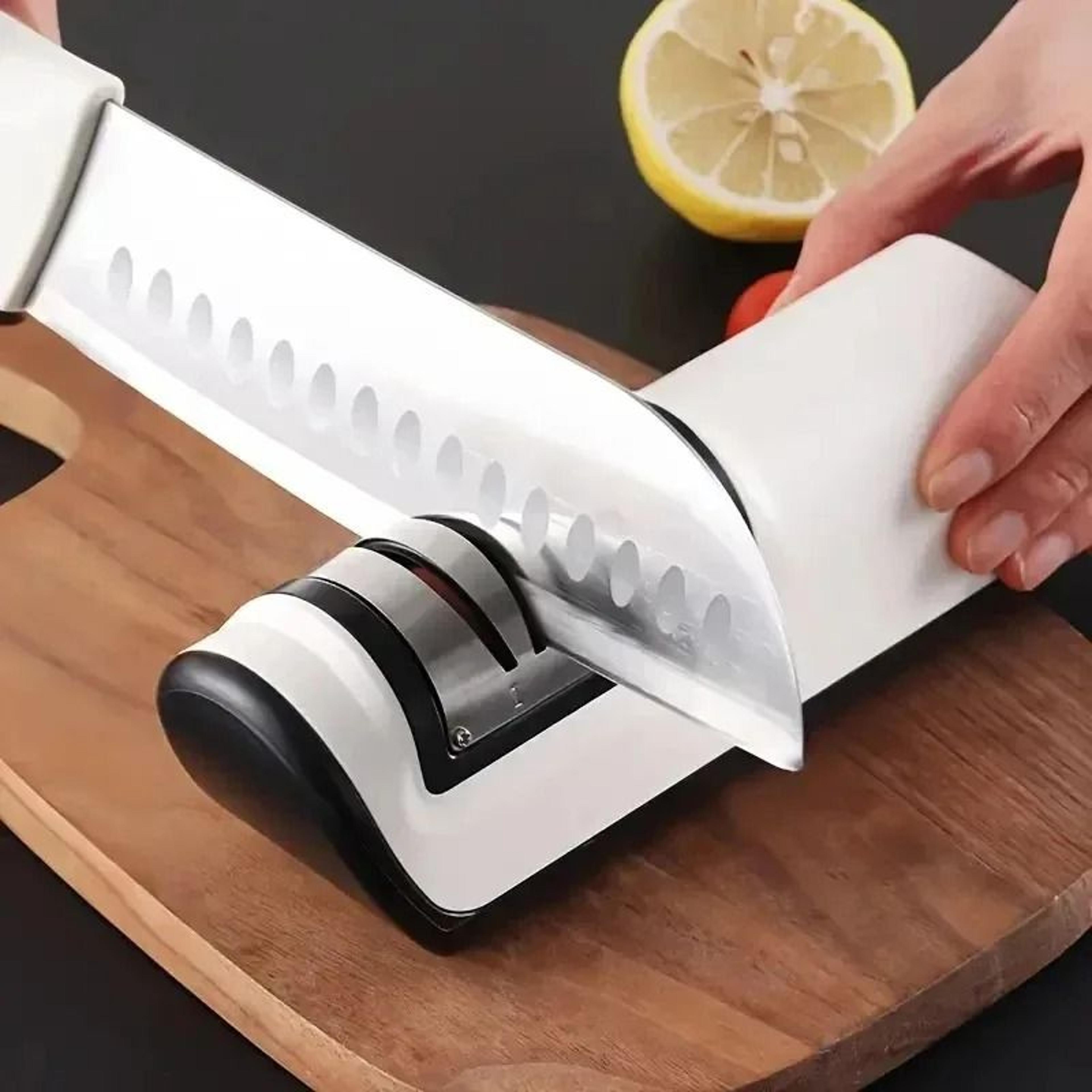 electric knife sharpener automatic 4 gear kitchen blade sharpener
