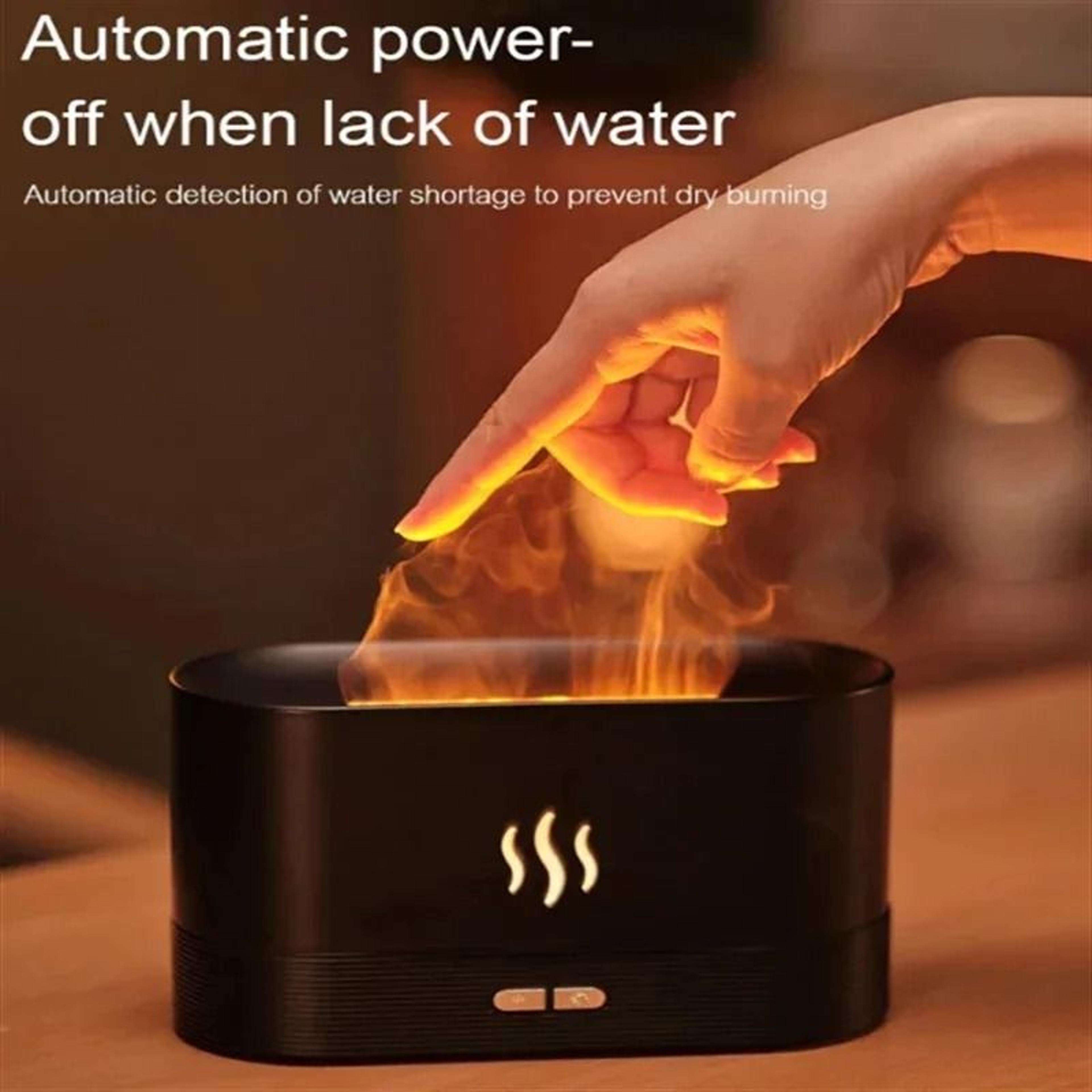 ultrasonic flame aroma diffuser cool mist humidifier