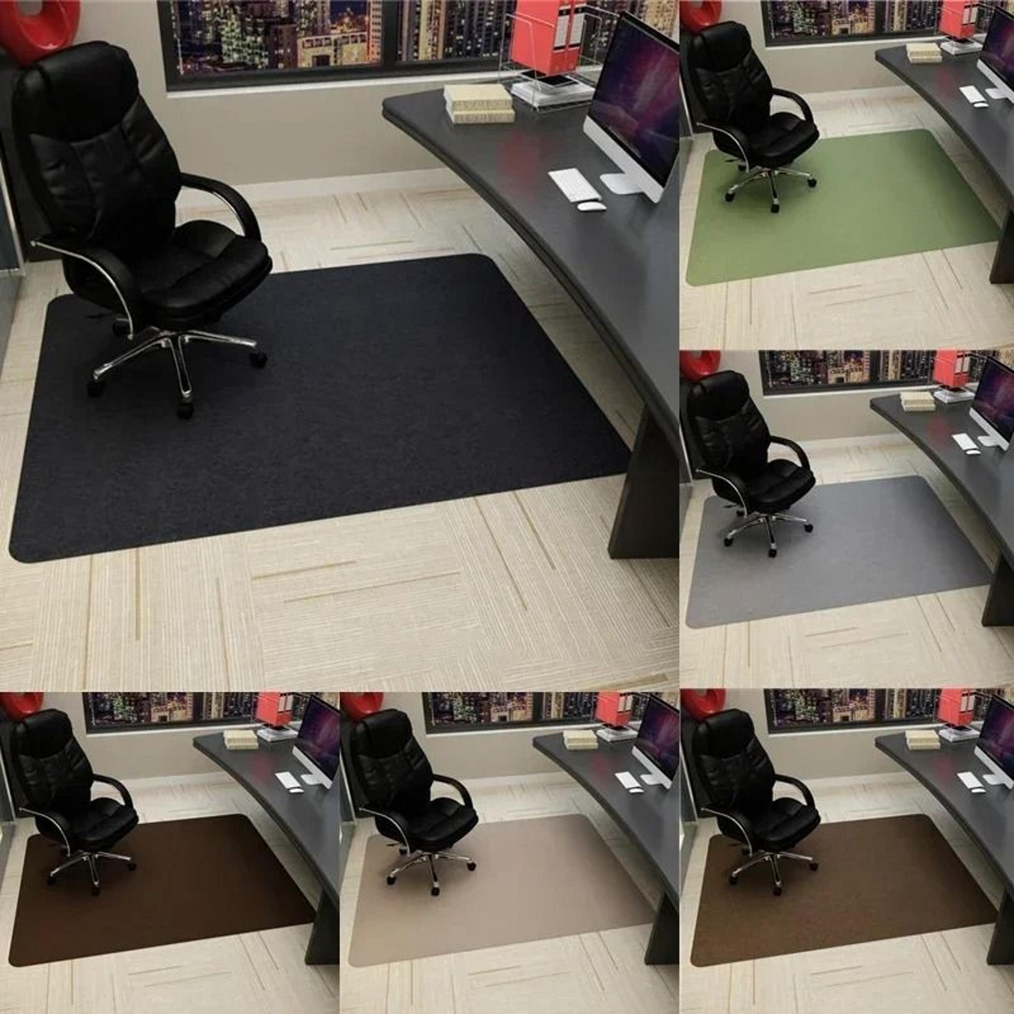 non slip office chair floor protection mat