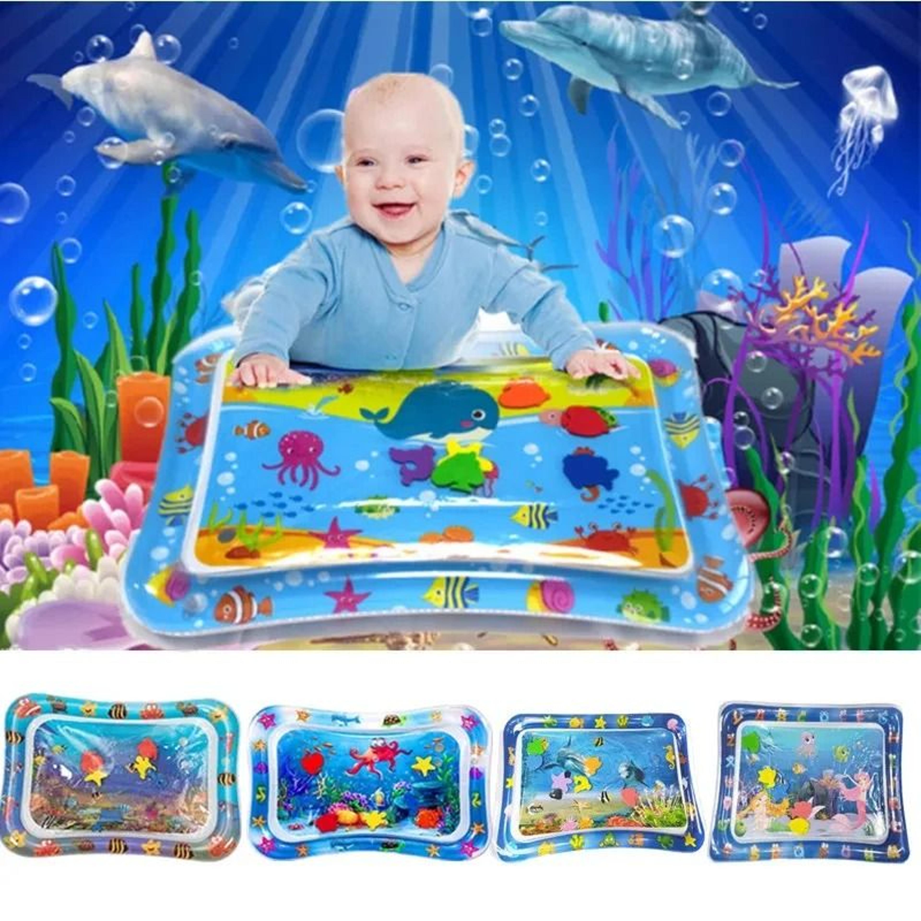 inflatable baby water play mat for tummy time