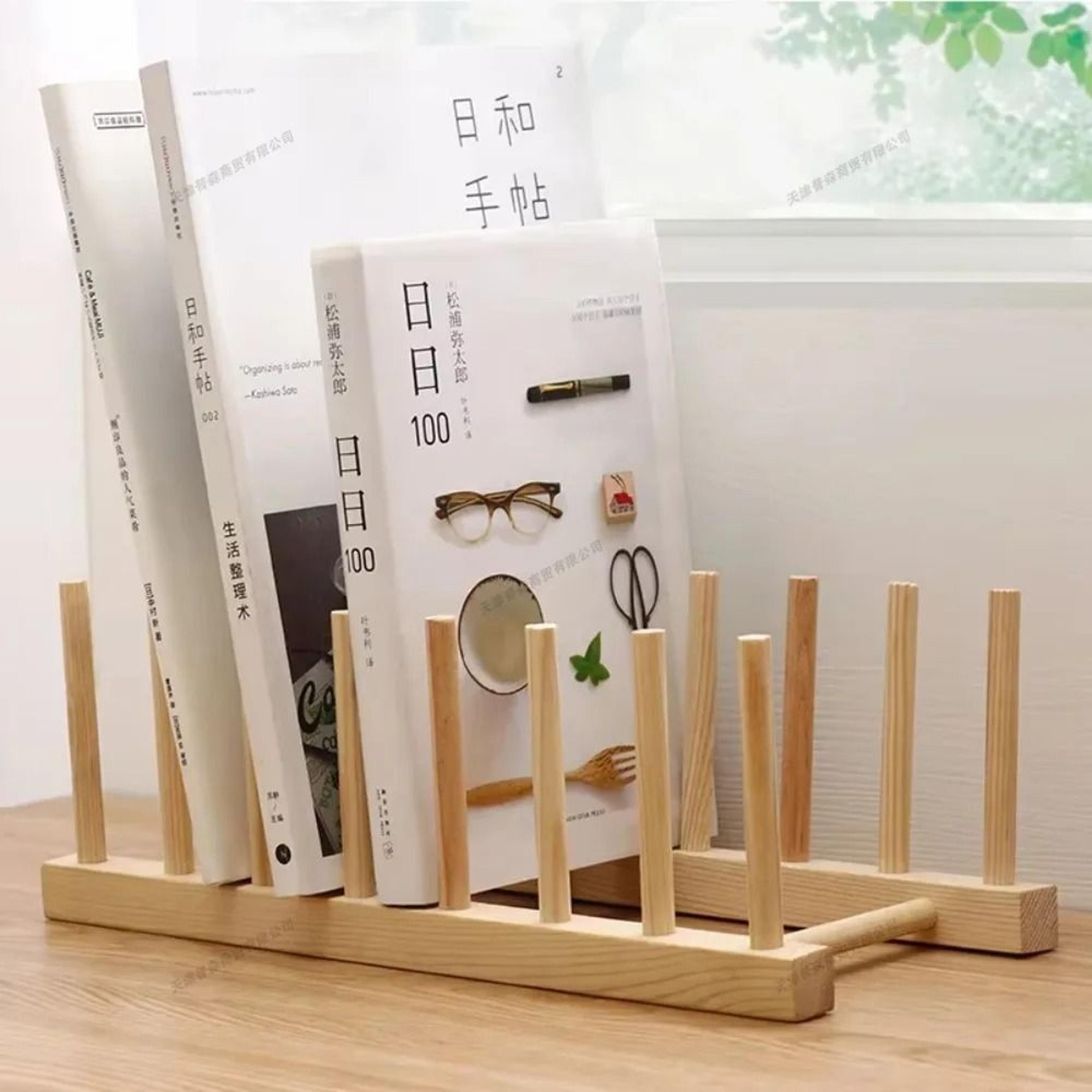 diy bamboo dish drying rack kitchen plate organizer