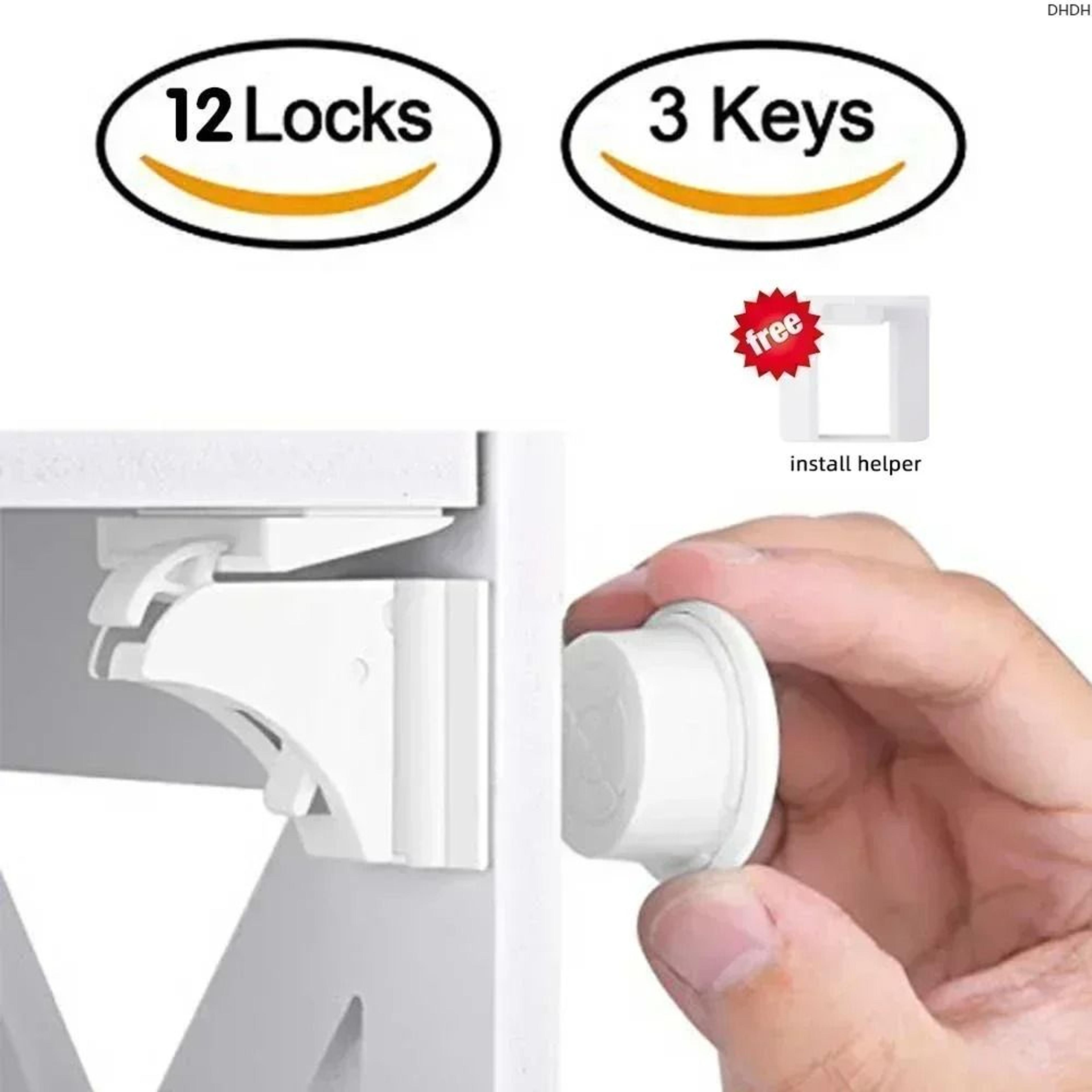 magnetic child safety cabinet locks for drawers