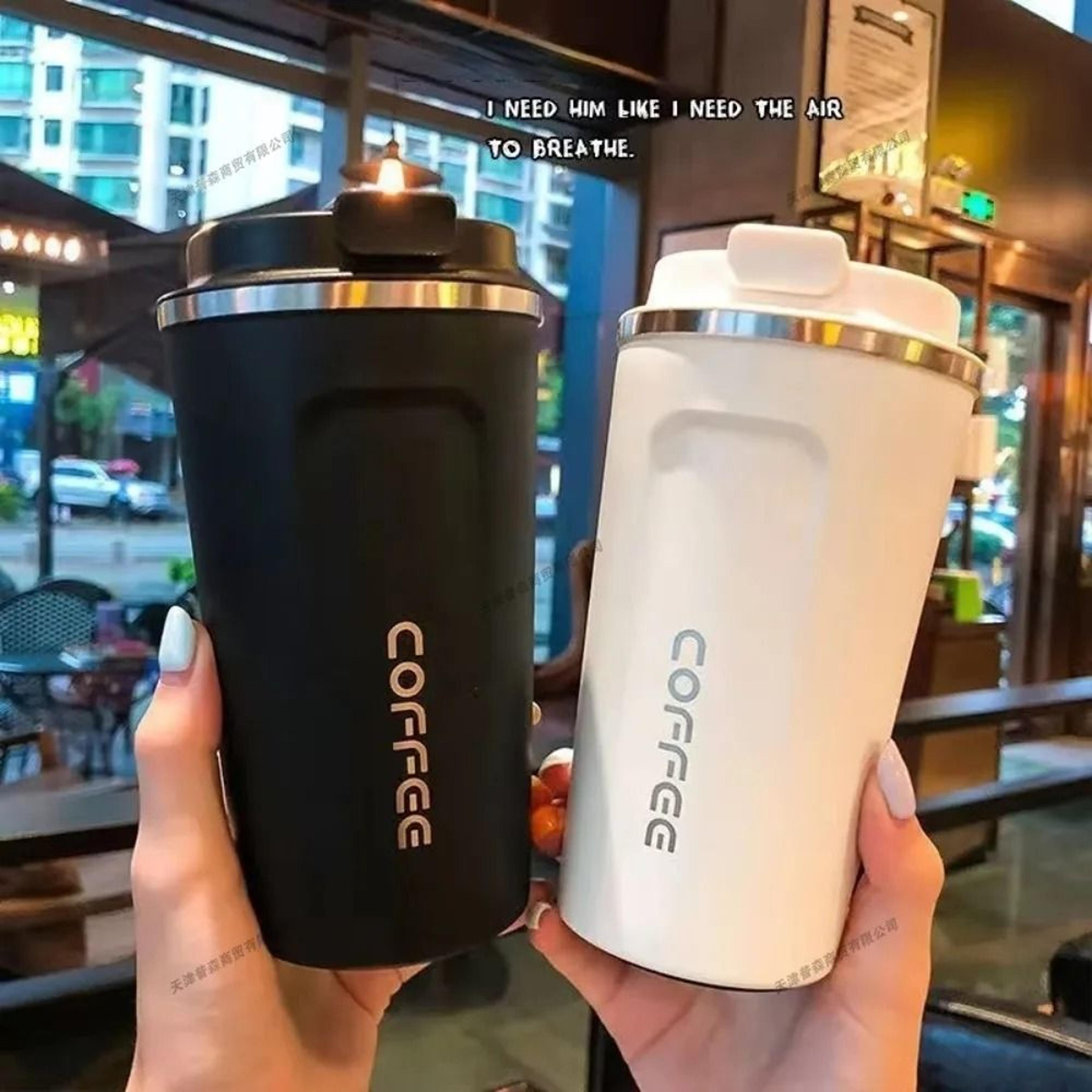 stainless steel leak proof travel coffee thermos