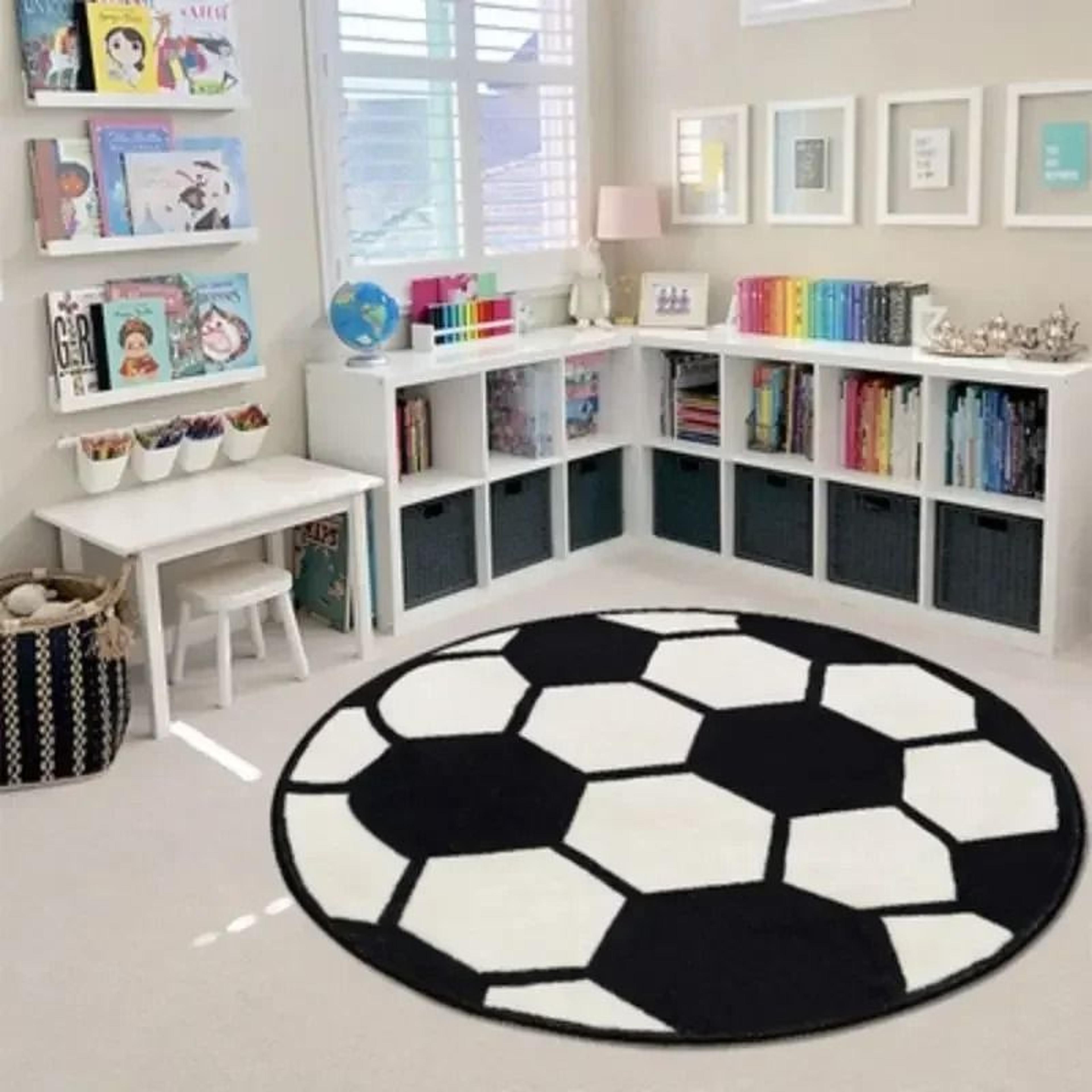 round football soft floor mat for baby room