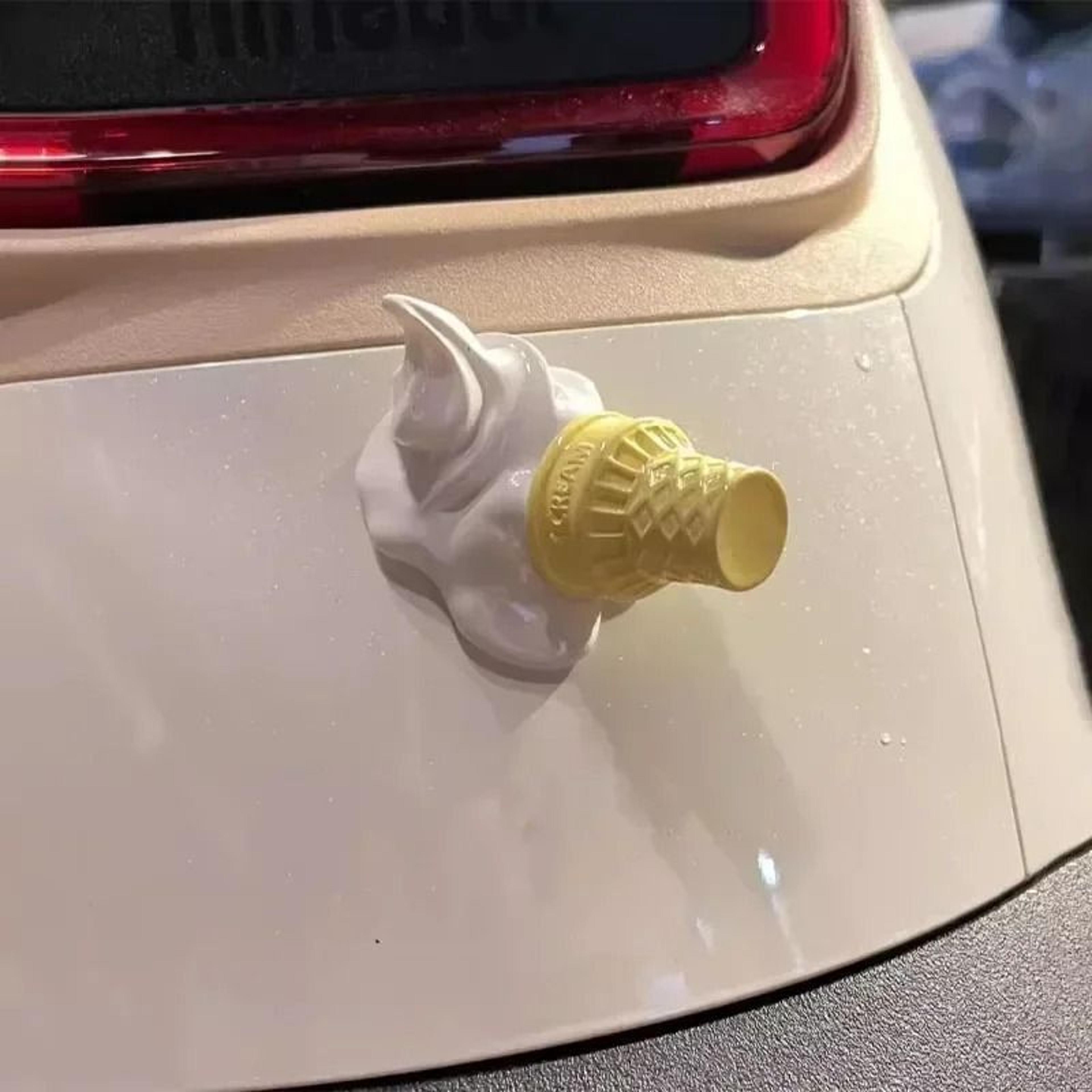 cute ice cream cone car dashboard decor