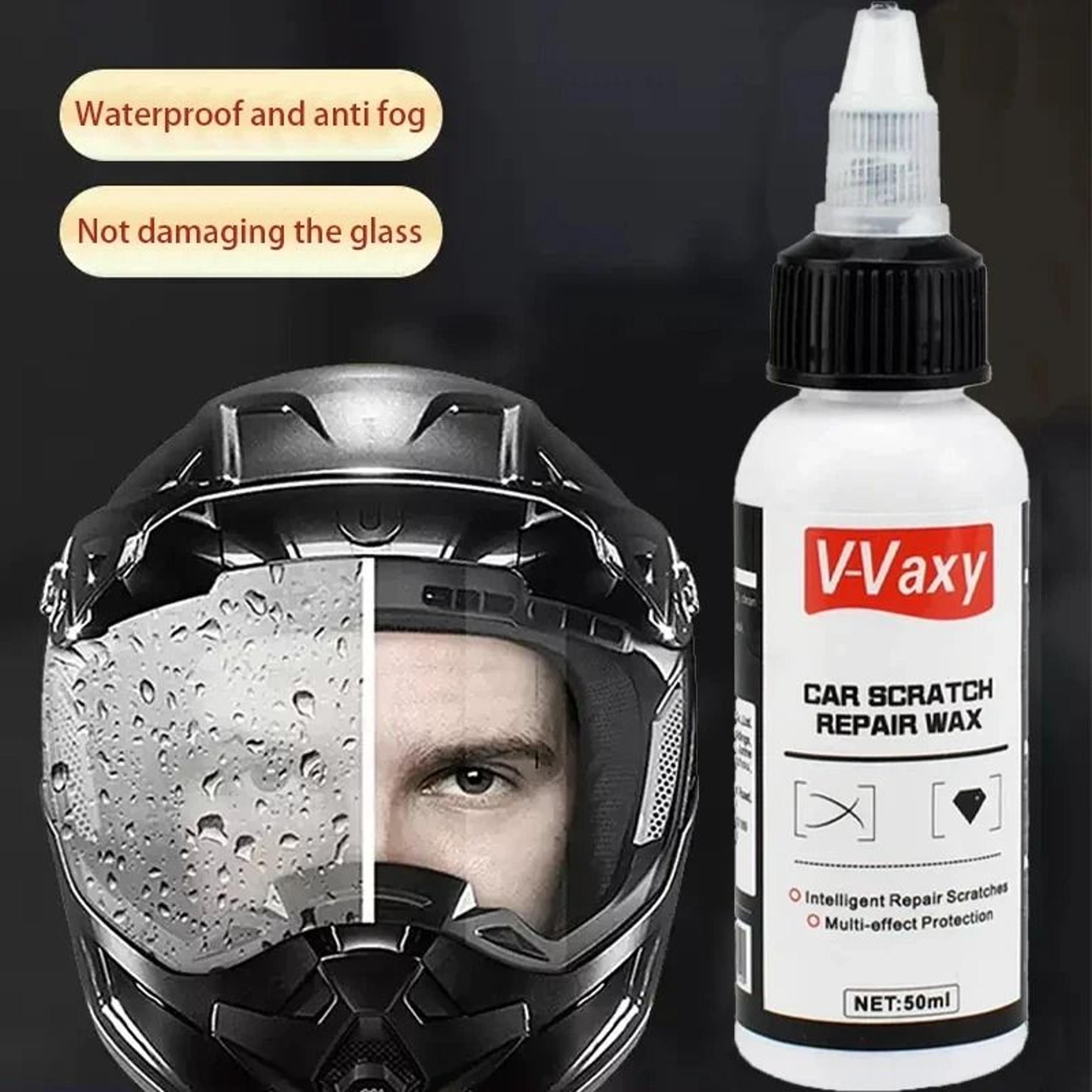 motorcycle helmet rain repellent and anti fog spray for visors mirrors and glass