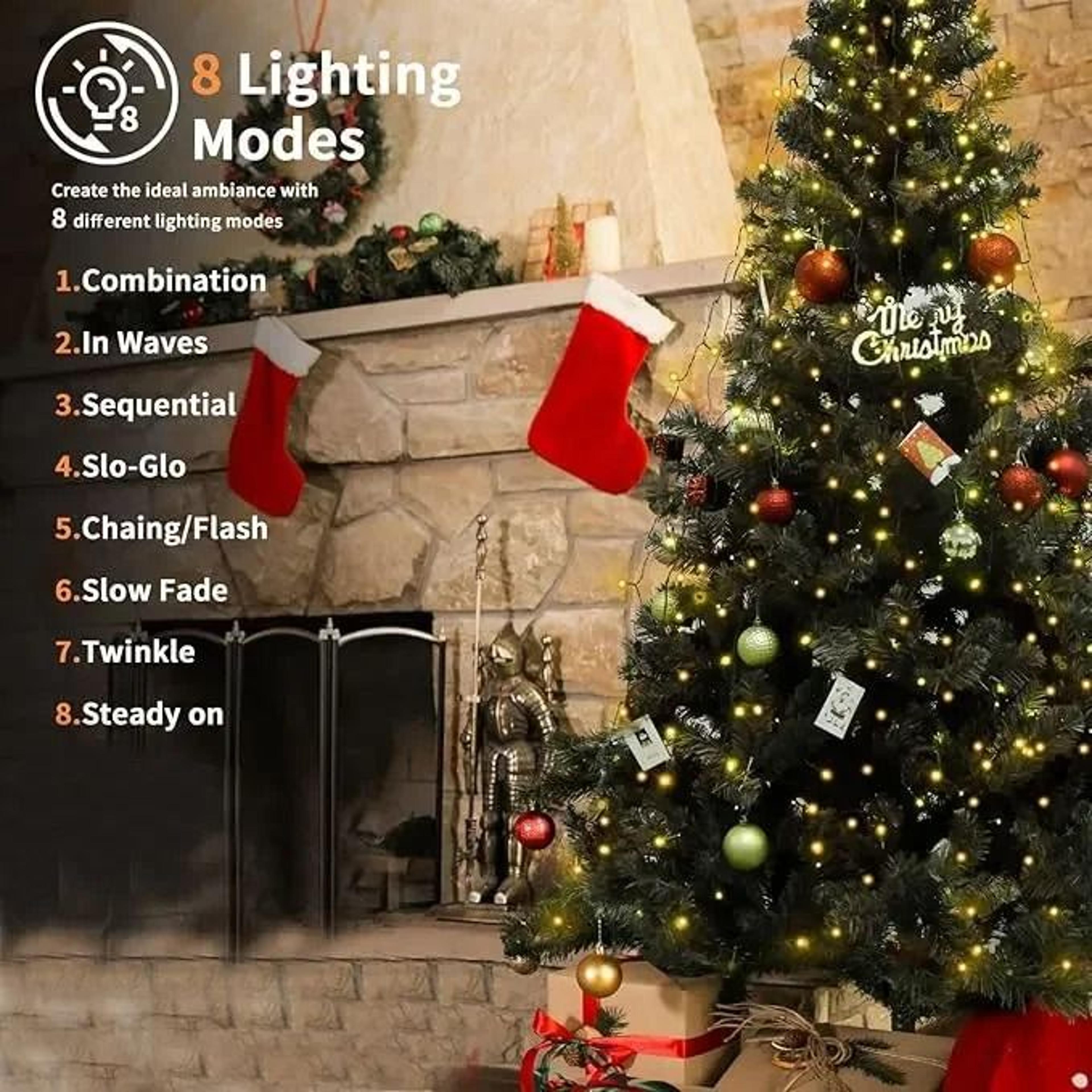 led christmas tree top waterfall lights waterproof outdoor holiday decoration