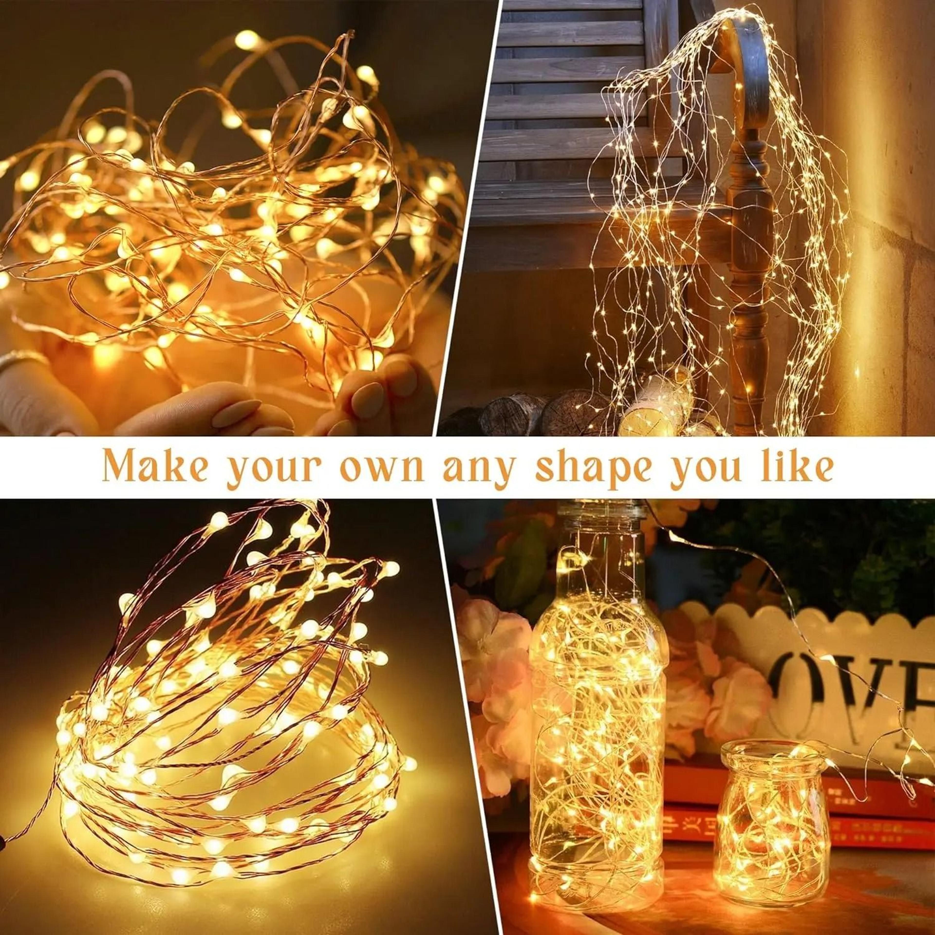 100 led solar fairy string lights waterproof copper wire outdoor garden decoration