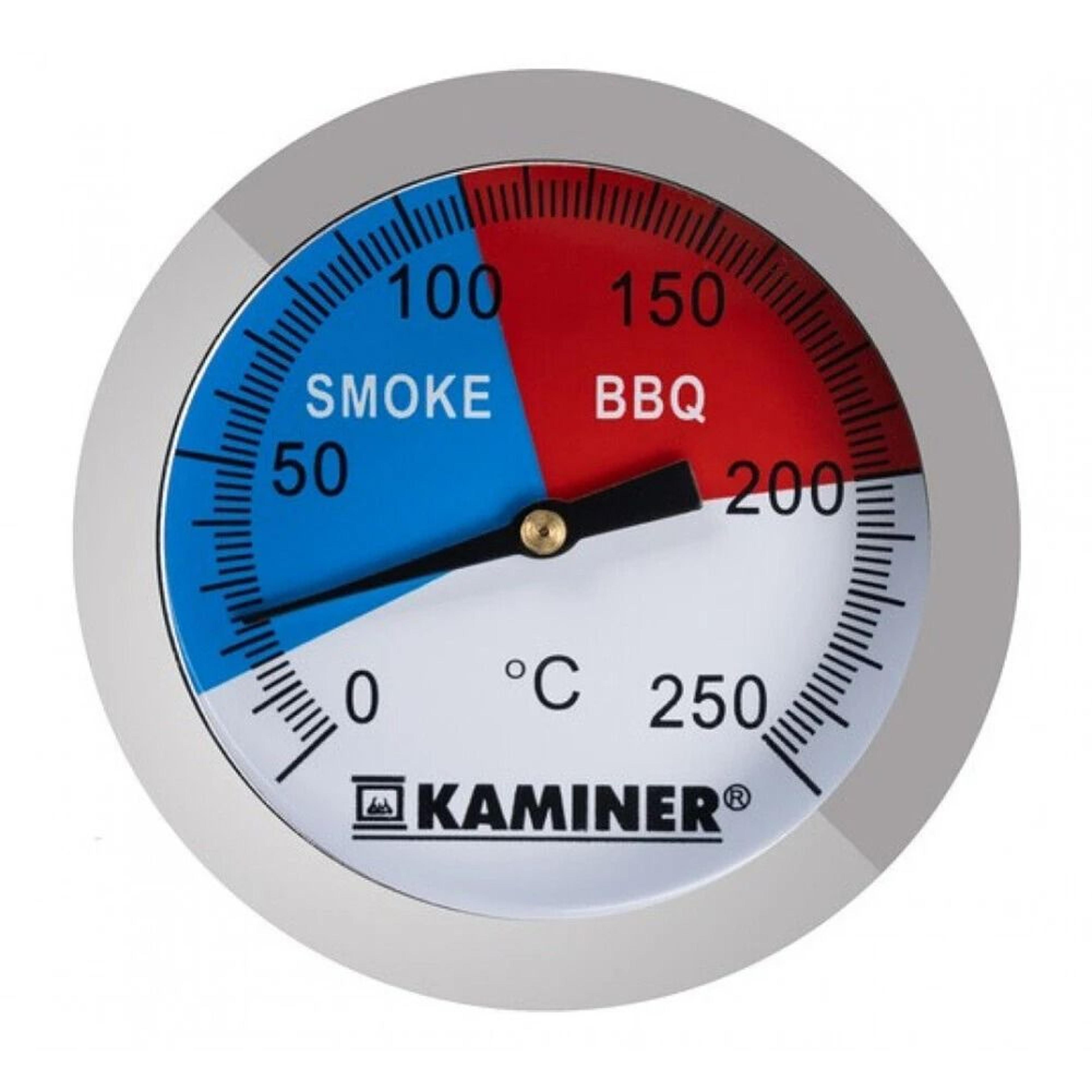 stainless steel bbq grill thermometer for smoker, oven and outdoor cooking